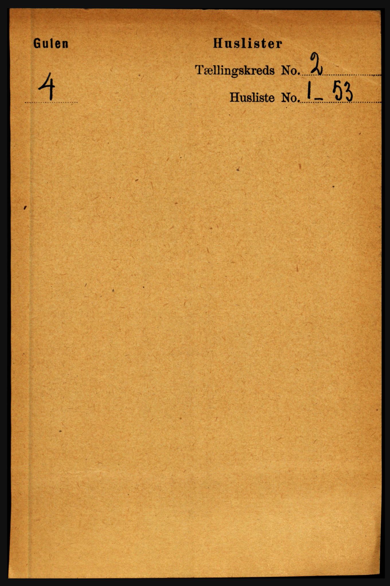 RA, Folketelling 1891 for 1411 Gulen herred, 1891, s. 436