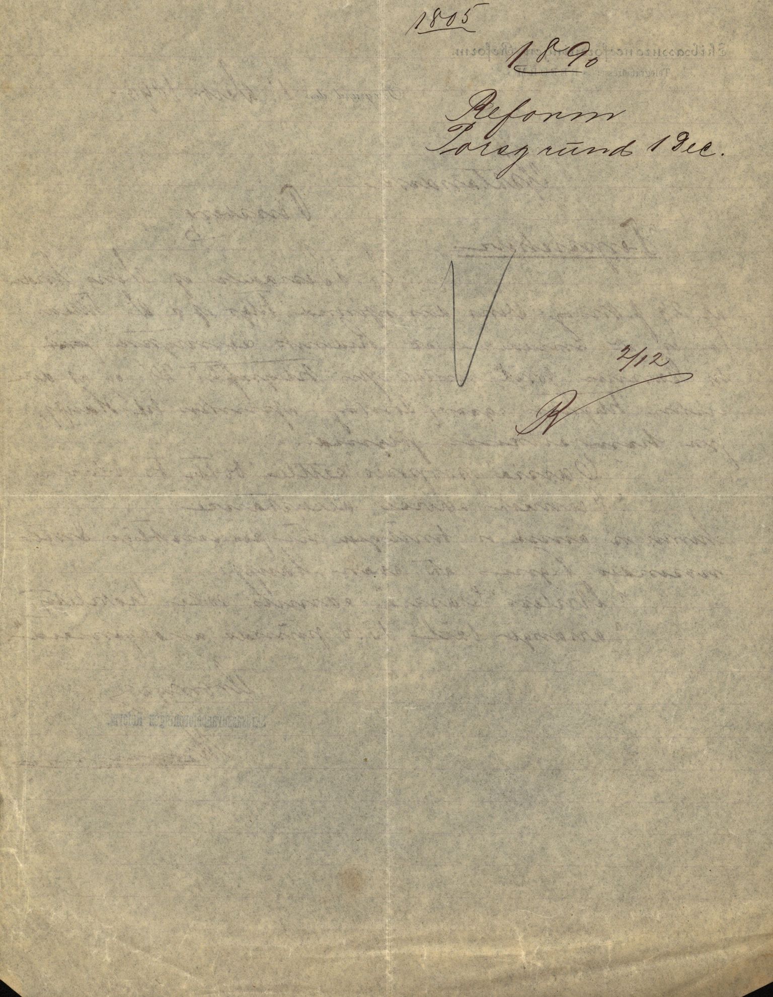 Pa 63 - Østlandske skibsassuranceforening, VEMU/A-1079/G/Ga/L0025/0007: Havaridokumenter / Terpsichore, Terra, Nova, 1890, s. 8
