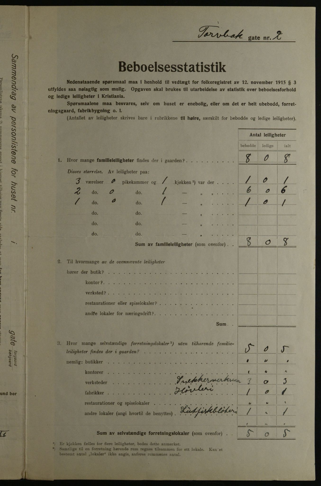 OBA, Kommunal folketelling 1.12.1923 for Kristiania, 1923, s. 126784