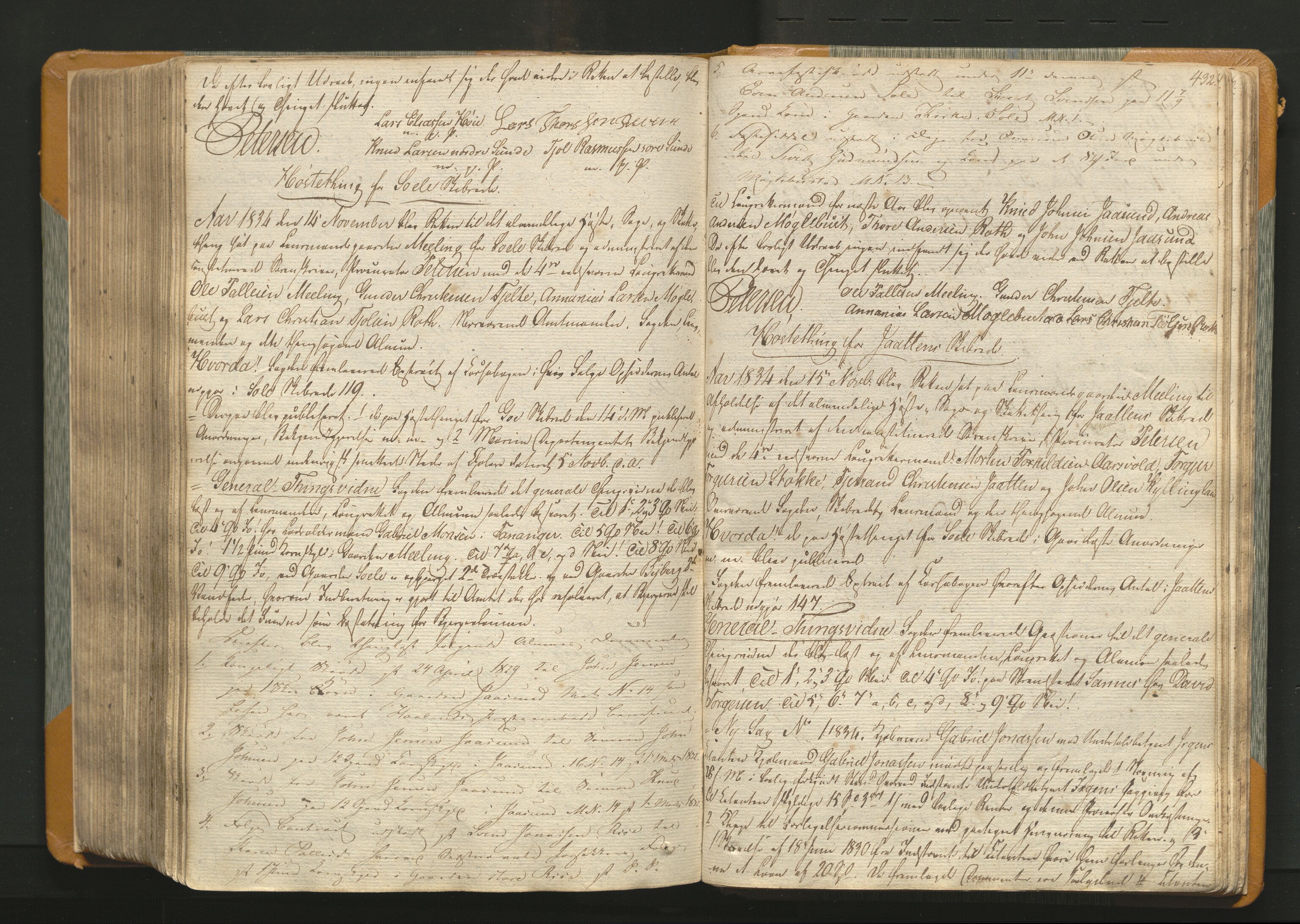 Jæren og Dalane sorenskriveri, AV/SAST-A-100306/3/30/30BAB/L0001: Tingbok for Jæren, 1821-1835, s. 431b-432a