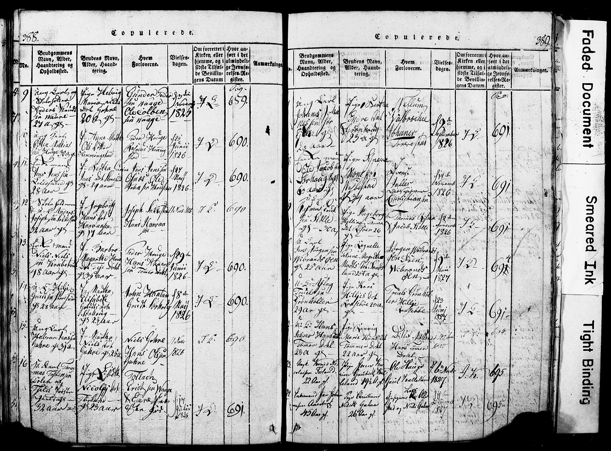 Torvastad sokneprestkontor, AV/SAST-A -101857/H/Ha/Hab/L0002: Klokkerbok nr. B 2, 1817-1834, s. 388-389