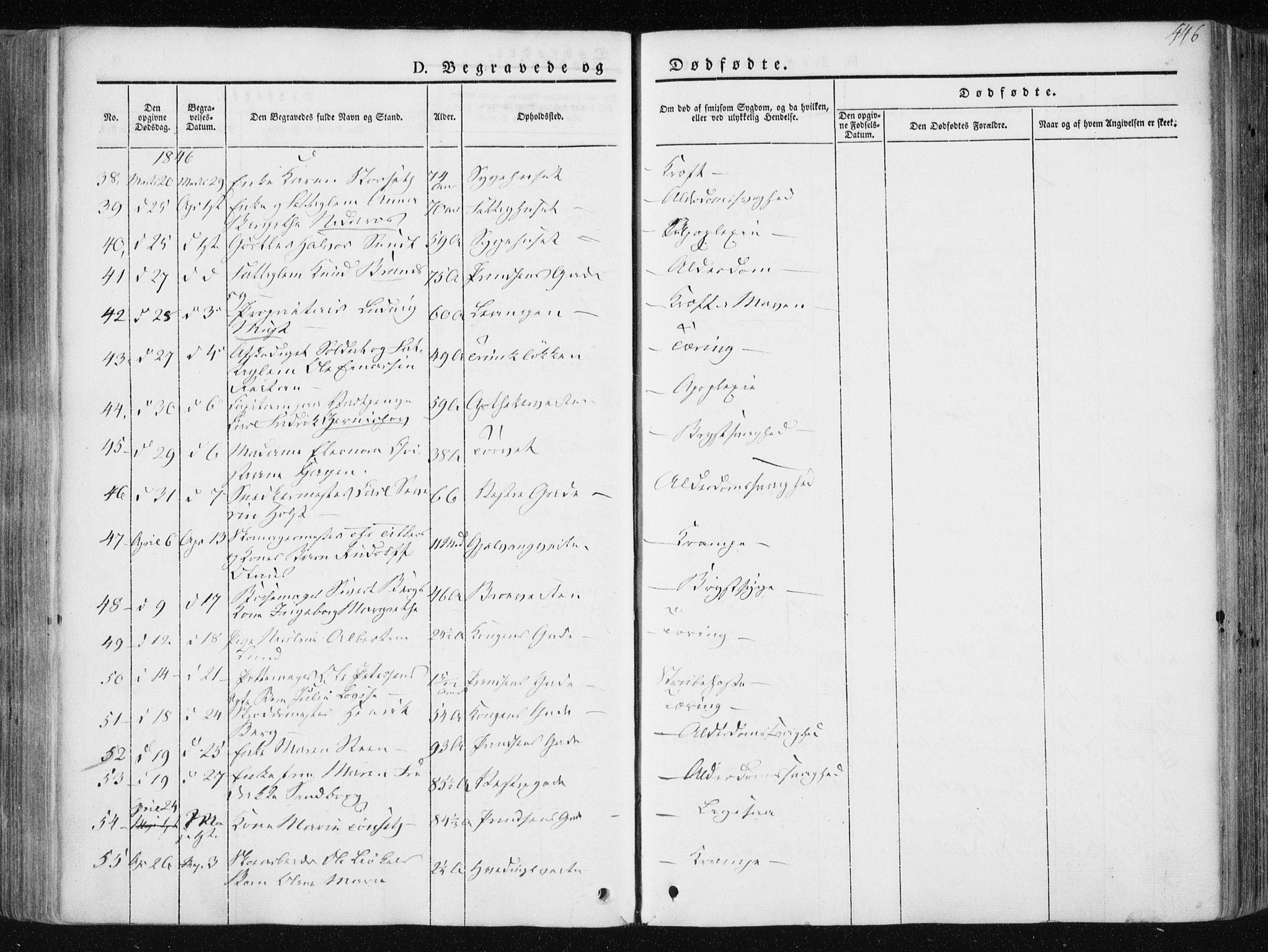 Ministerialprotokoller, klokkerbøker og fødselsregistre - Sør-Trøndelag, SAT/A-1456/601/L0049: Ministerialbok nr. 601A17, 1839-1847, s. 446