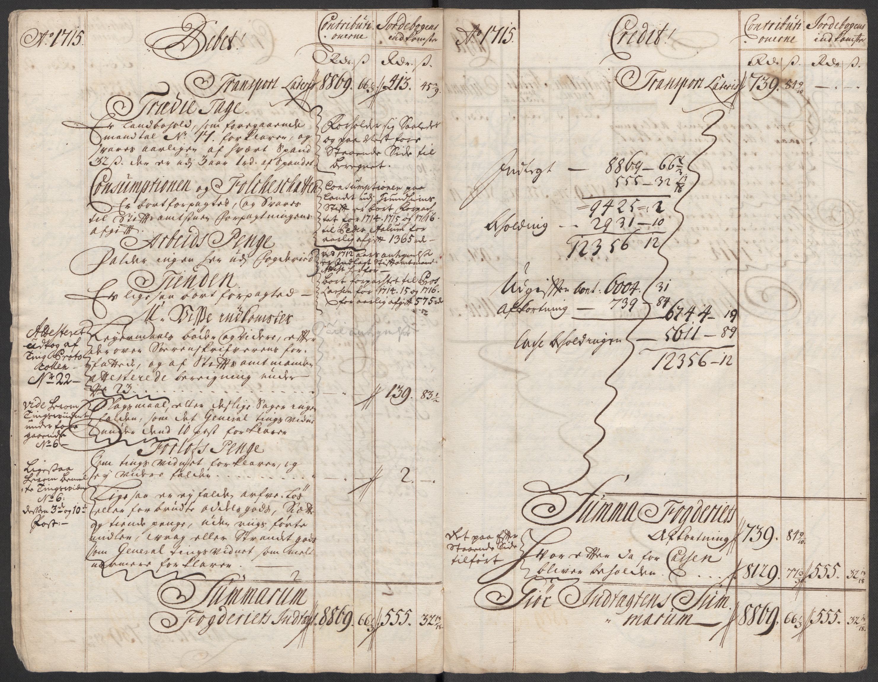 Rentekammeret inntil 1814, Reviderte regnskaper, Fogderegnskap, RA/EA-4092/R57/L3863: Fogderegnskap Fosen, 1715, s. 11