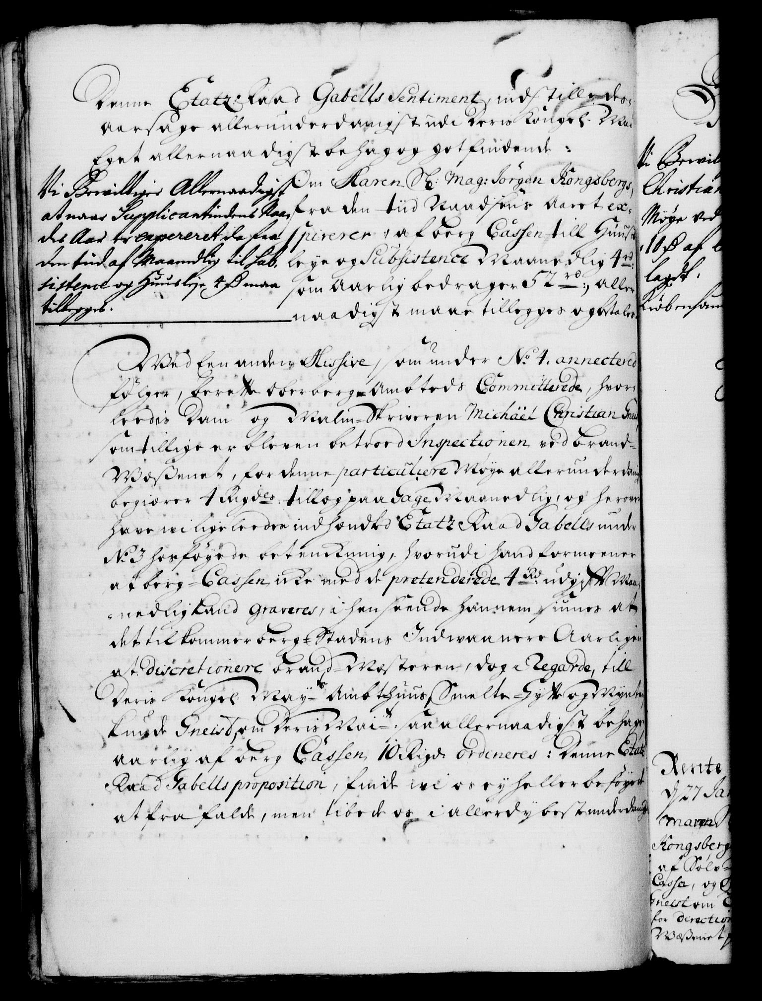 Rentekammeret, Kammerkanselliet, RA/EA-3111/G/Gf/Gfa/L0004: Norsk relasjons- og resolusjonsprotokoll (merket RK 52.4), 1721, s. 205