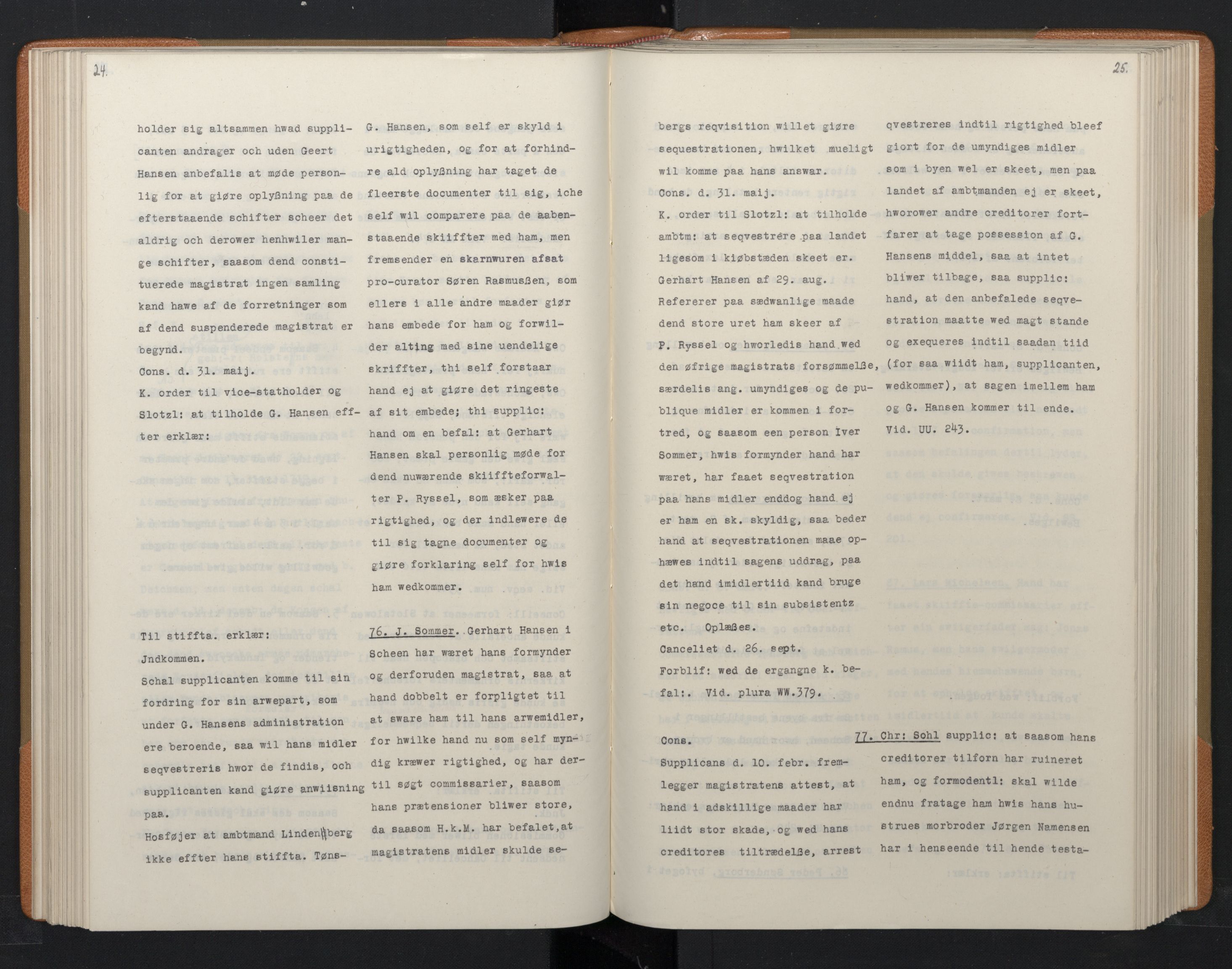 Avskriftsamlingen, RA/EA-4022/F/Fa/L0082: Supplikker, 1718-1719, s. 123