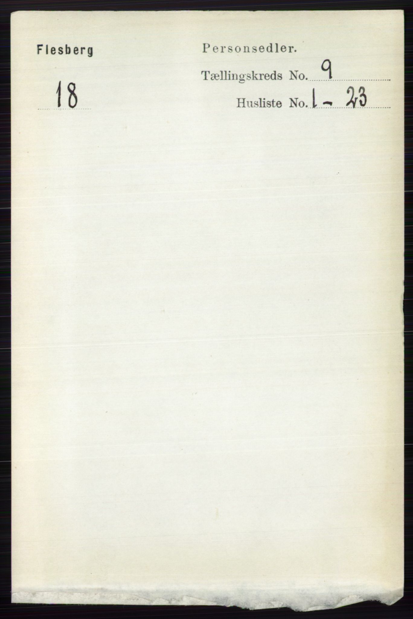 RA, Folketelling 1891 for 0631 Flesberg herred, 1891, s. 1525