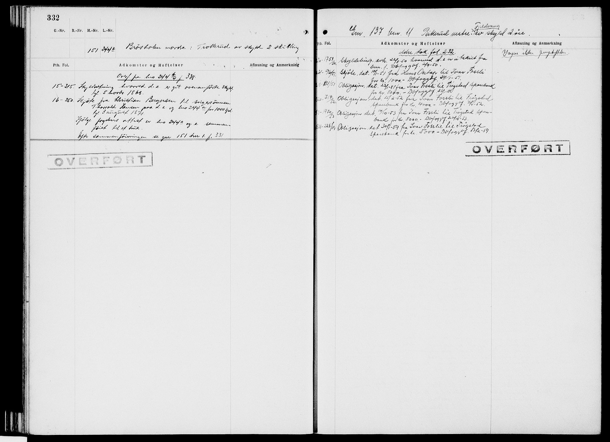 Rakkestad sorenskriveri, SAO/A-10686/G/Ga/Gaf/L0004b: Panteregister nr. VI 4b, 1795-1959, s. 332