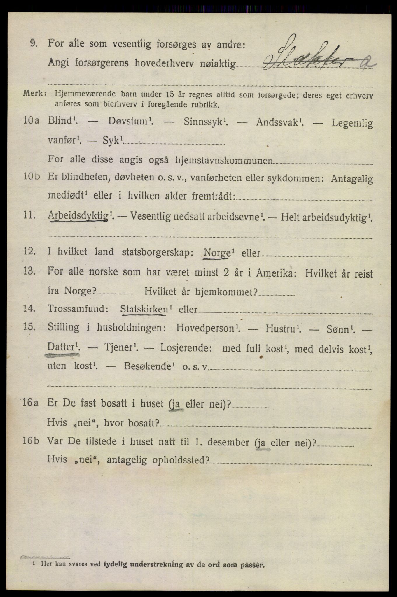 SAKO, Folketelling 1920 for 0724 Sandeherred herred, 1920, s. 20191