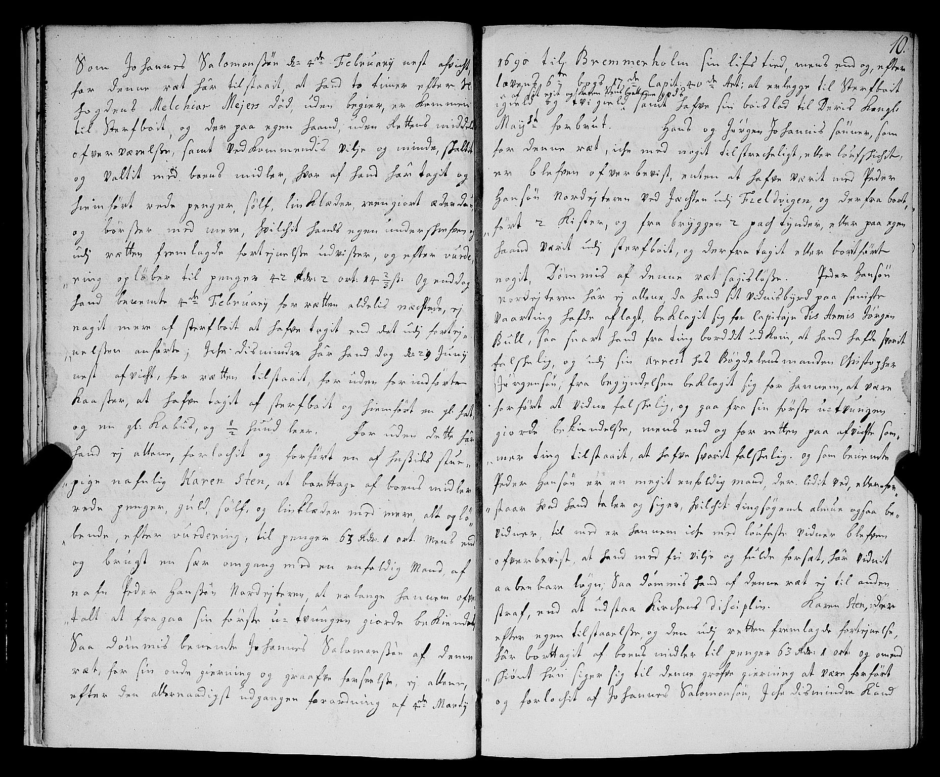 Namdal sorenskriveri, AV/SAT-A-4133/1/1/1A/L0005: Tingbok, 1728-1734, s. 9b-10a