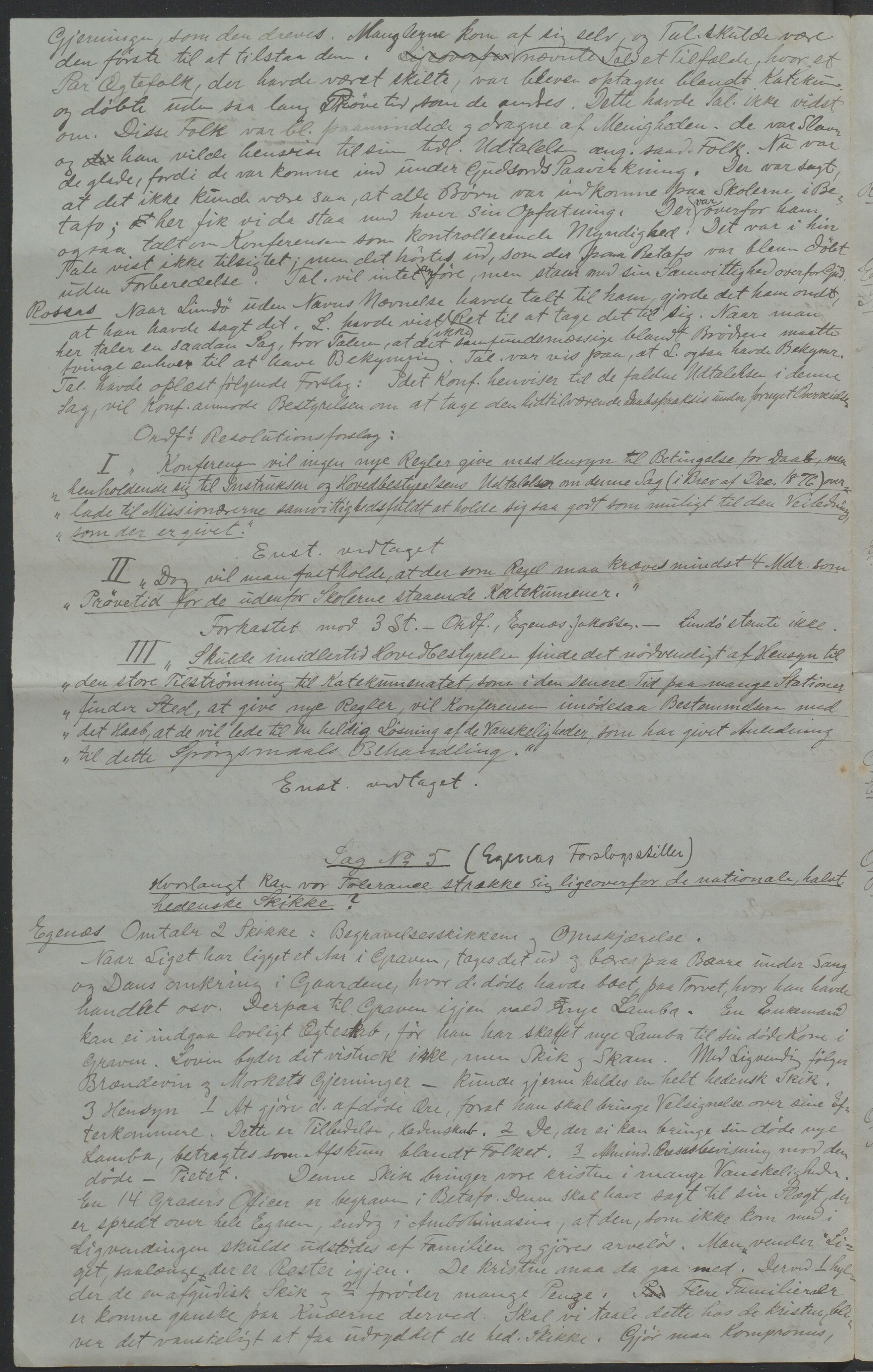 Det Norske Misjonsselskap - hovedadministrasjonen, VID/MA-A-1045/D/Da/Daa/L0037/0006: Konferansereferat og årsberetninger / Konferansereferat fra Madagaskar Innland., 1888