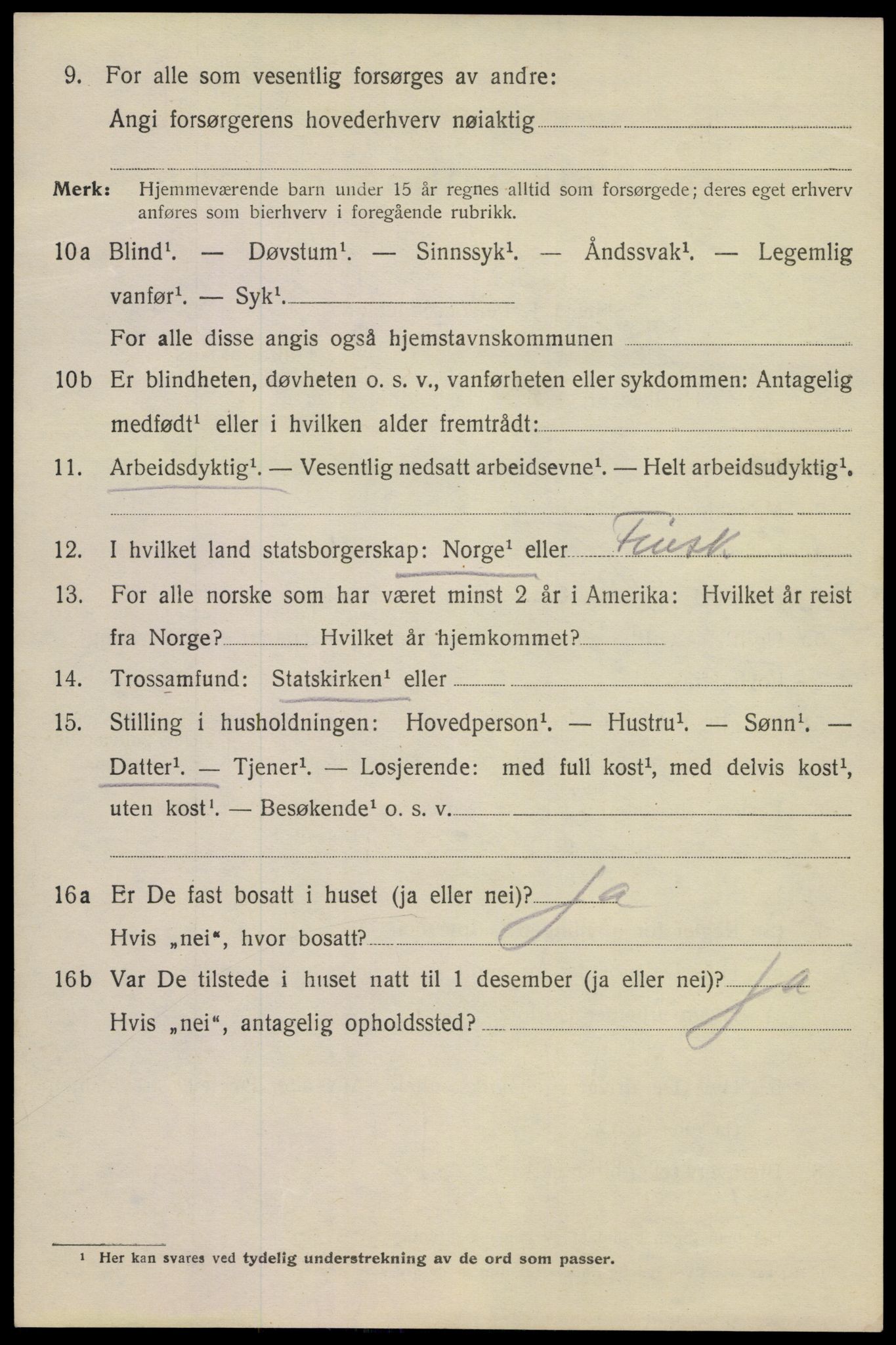 SAKO, Folketelling 1920 for 0801 Kragerø kjøpstad, 1920, s. 7332