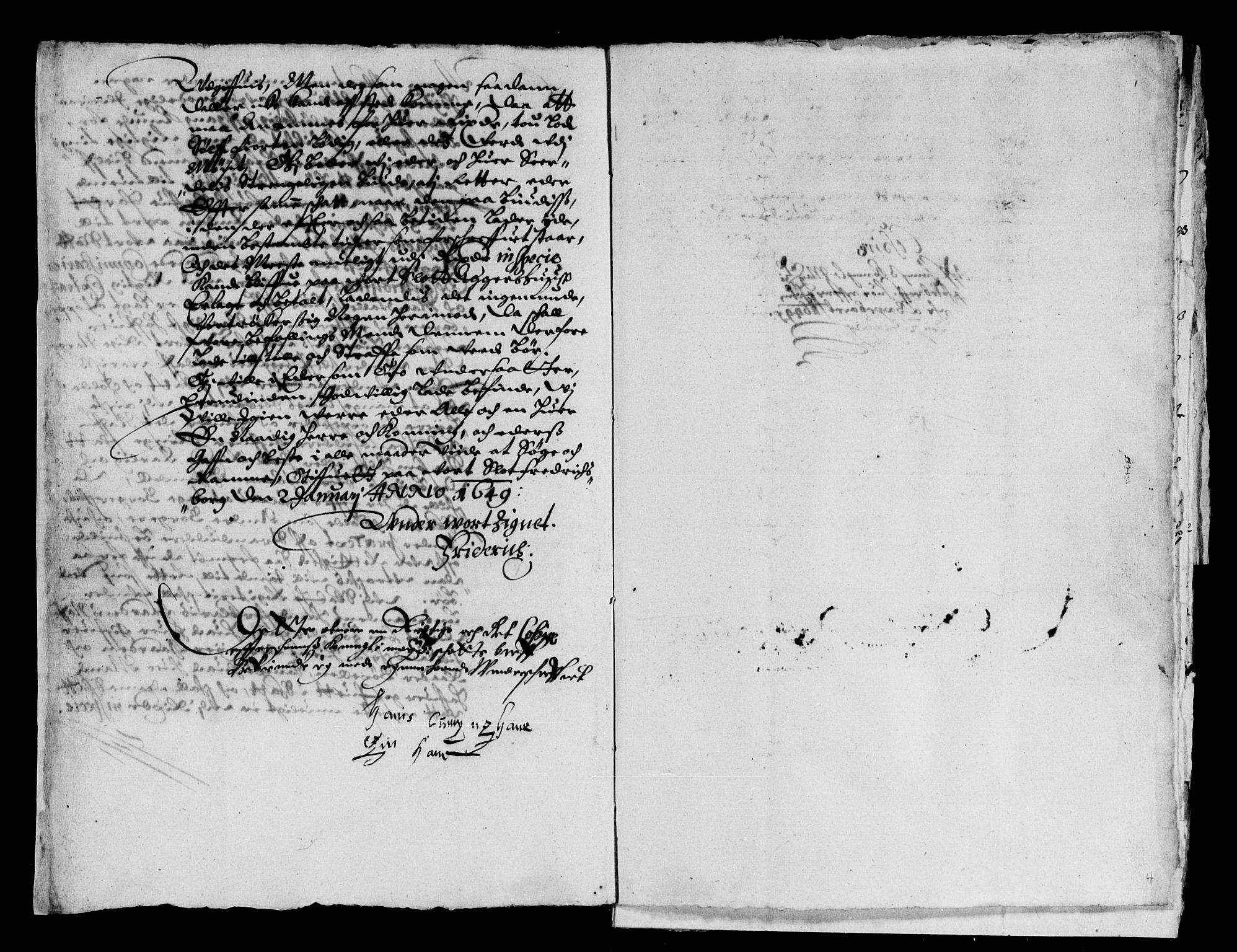 Rentekammeret inntil 1814, Reviderte regnskaper, Lensregnskaper, AV/RA-EA-5023/R/Rb/Rbæ/L0006: Vardøhus len, 1645-1653