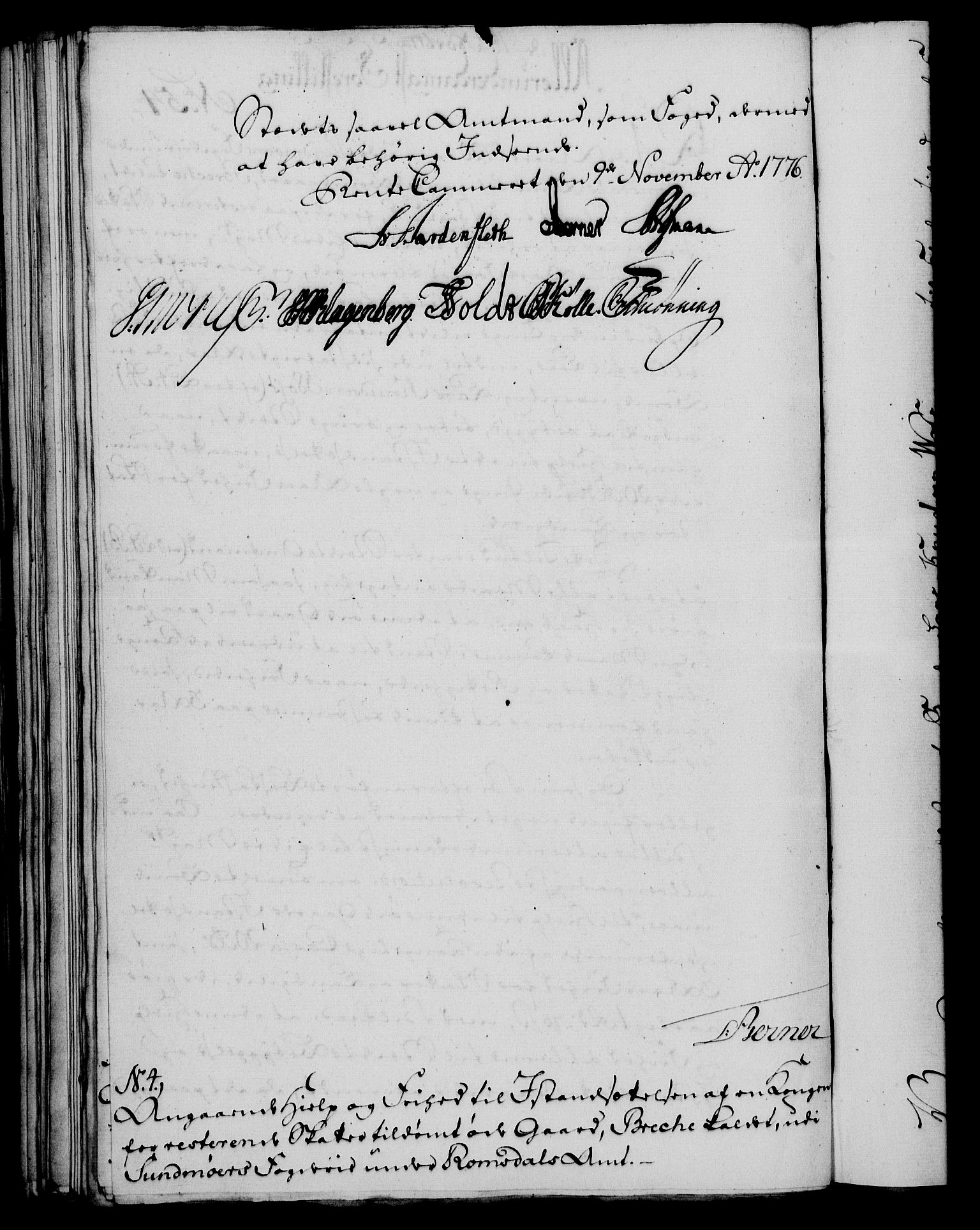 Rentekammeret, Kammerkanselliet, RA/EA-3111/G/Gf/Gfa/L0058: Norsk relasjons- og resolusjonsprotokoll (merket RK 52.58), 1776, s. 218
