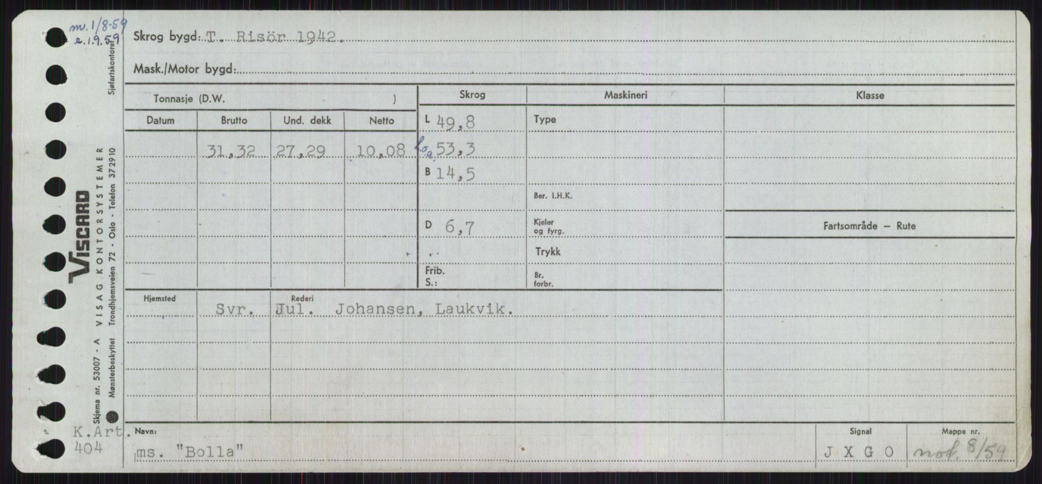 Sjøfartsdirektoratet med forløpere, Skipsmålingen, AV/RA-S-1627/H/Ha/L0001/0002: Fartøy, A-Eig / Fartøy Bjør-Eig, s. 113