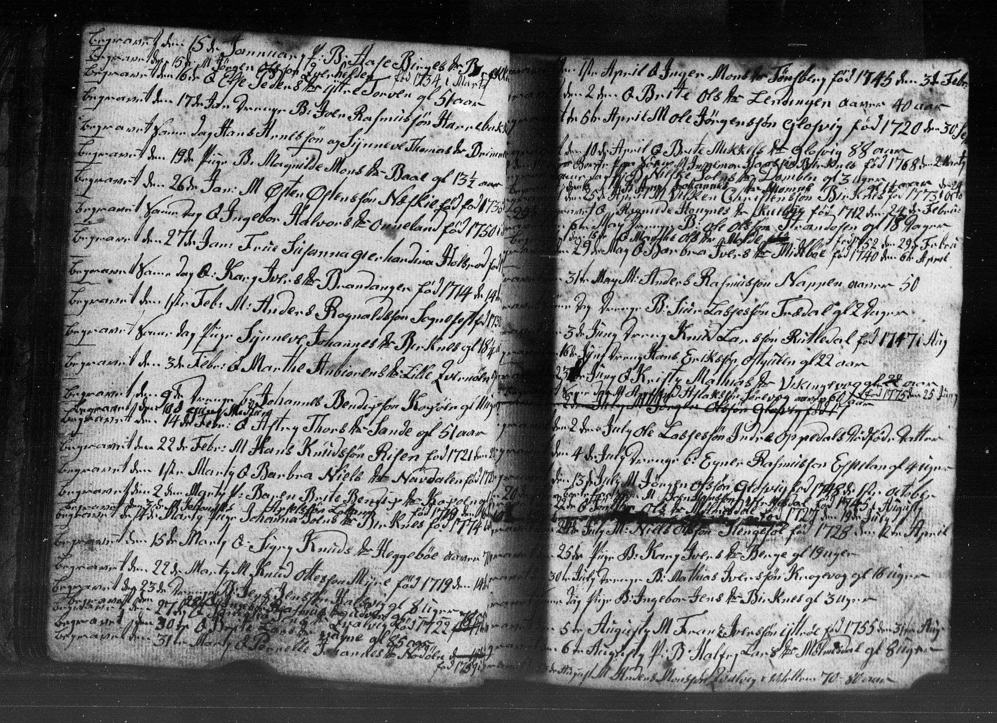 Gulen sokneprestembete, AV/SAB-A-80201/H/Hab: Klokkerbok nr. A 2, 1791-1814