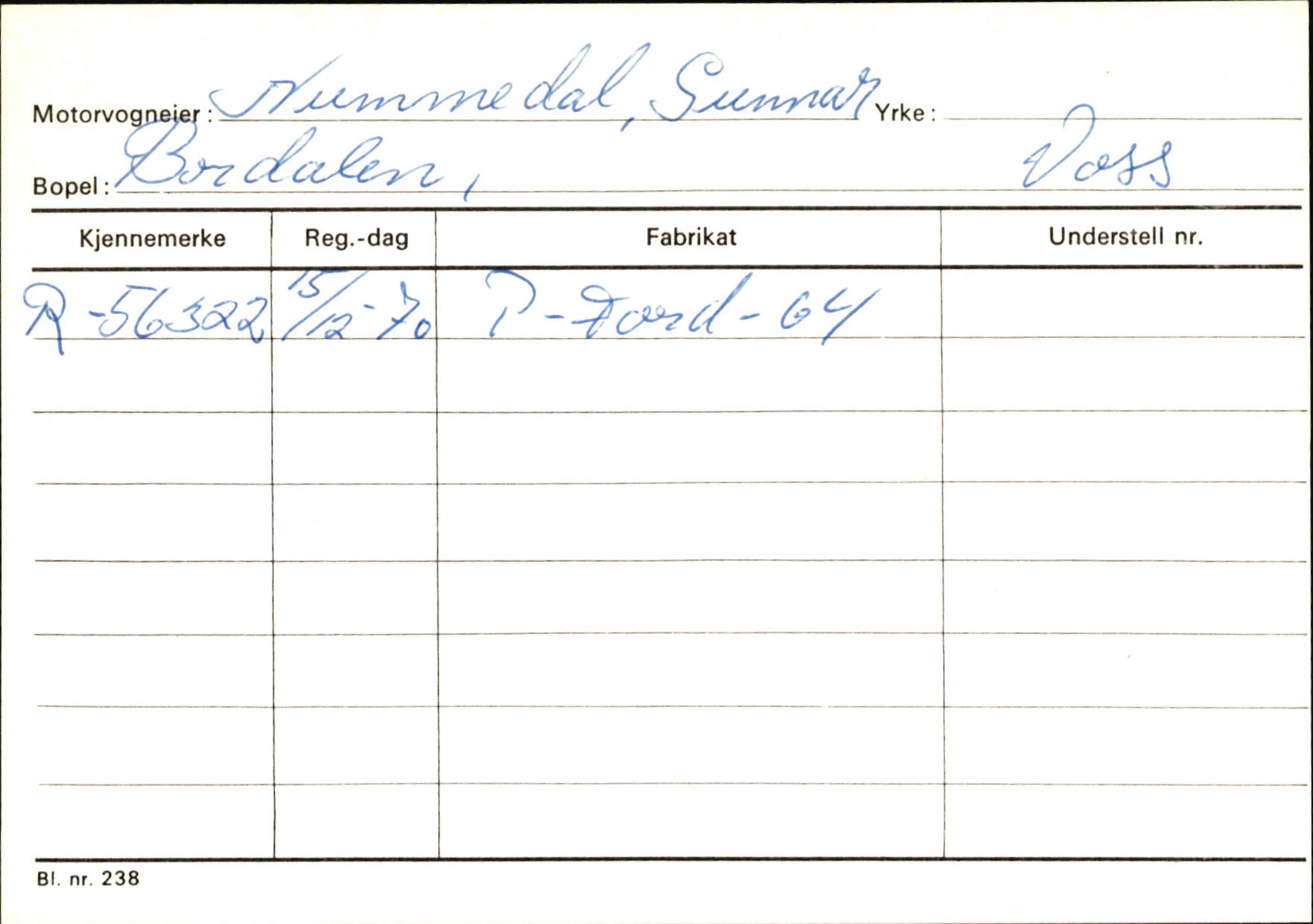 Statens vegvesen, Hordaland vegkontor, AV/SAB-A-5201/2/Ha/L0041: R-eierkort N-O, 1920-1971, s. 3