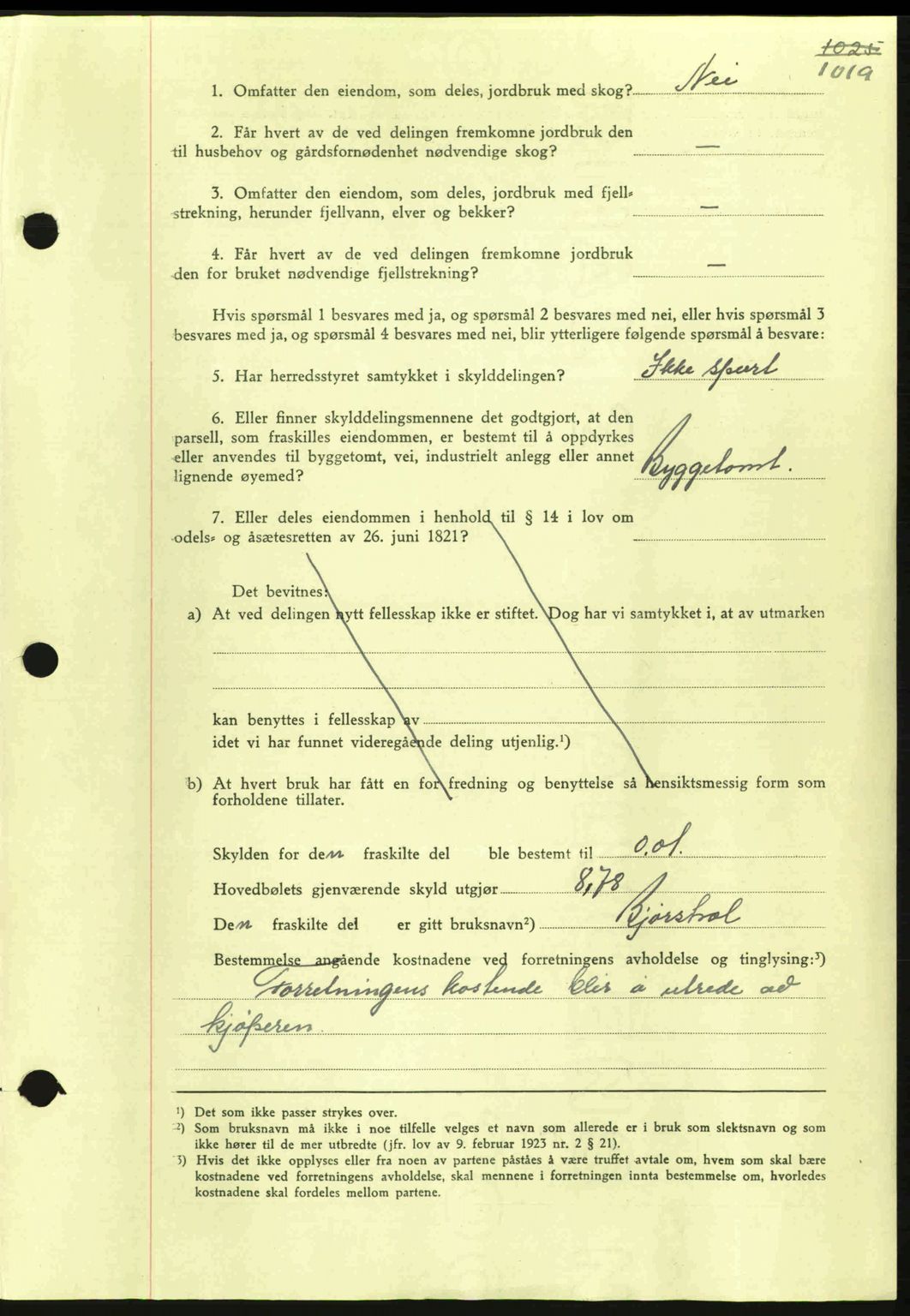 Nordmøre sorenskriveri, AV/SAT-A-4132/1/2/2Ca: Pantebok nr. A92, 1942-1942, Dagboknr: 1609/1942