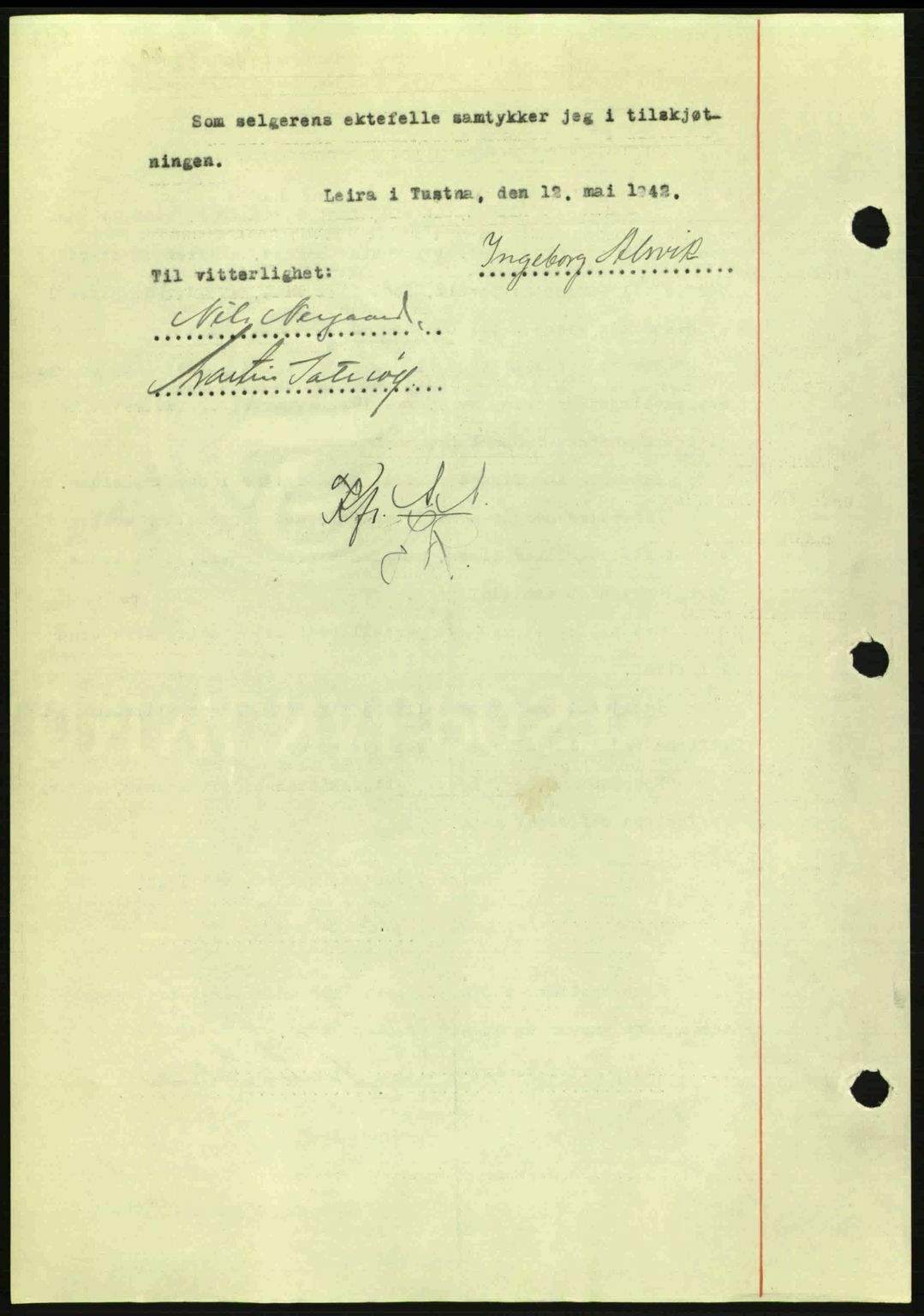 Nordmøre sorenskriveri, AV/SAT-A-4132/1/2/2Ca: Pantebok nr. A92, 1942-1942, Dagboknr: 1446/1942