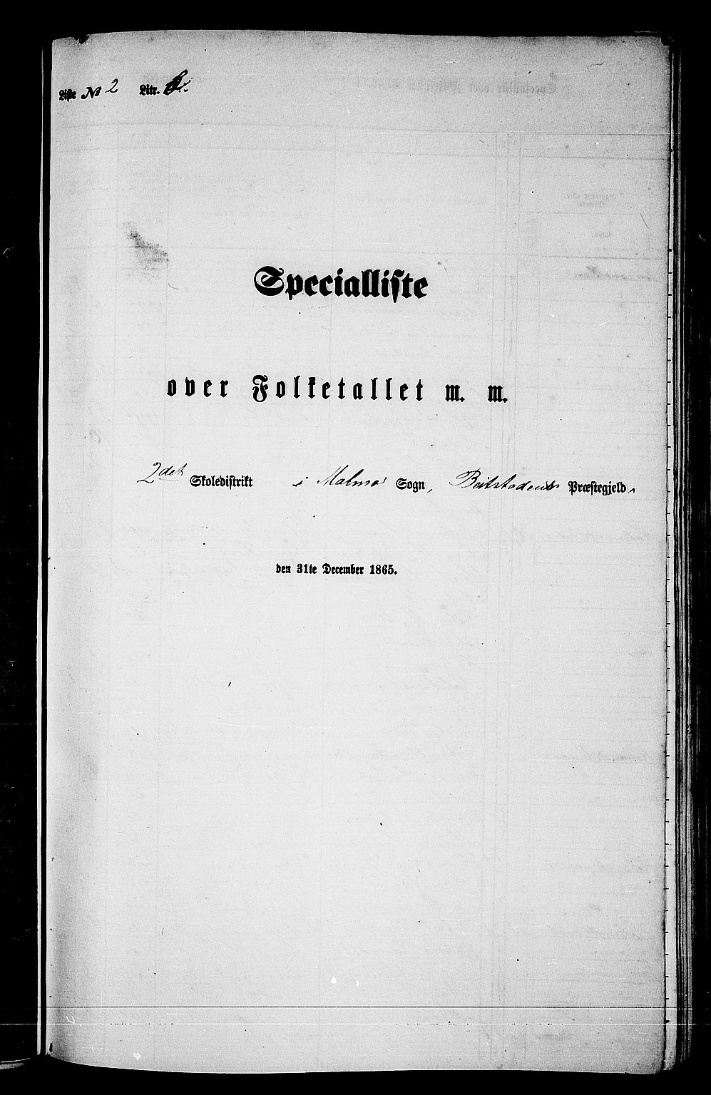 RA, Folketelling 1865 for 1727P Beitstad prestegjeld, 1865, s. 44