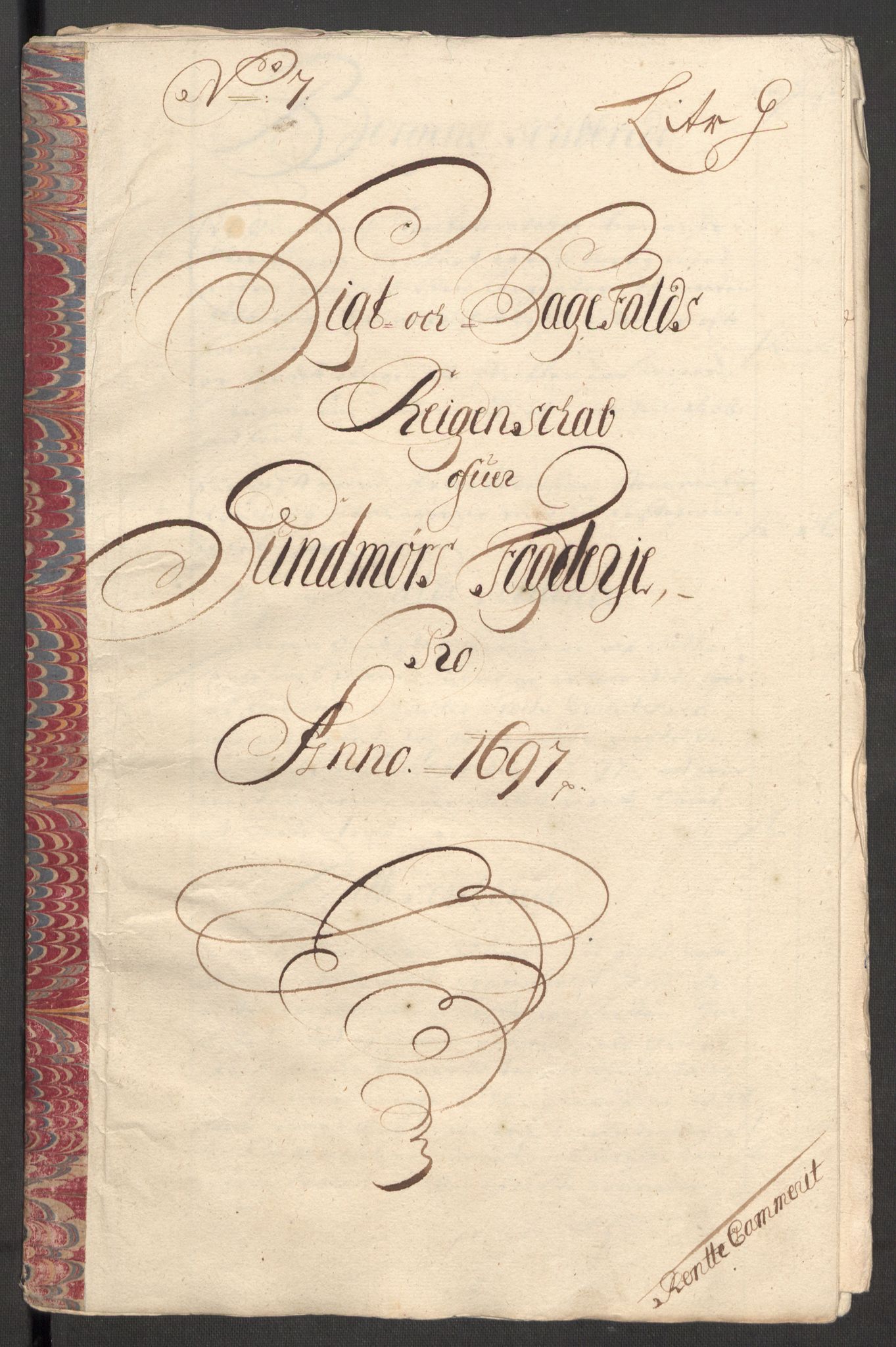 Rentekammeret inntil 1814, Reviderte regnskaper, Fogderegnskap, AV/RA-EA-4092/R54/L3556: Fogderegnskap Sunnmøre, 1696-1698, s. 253