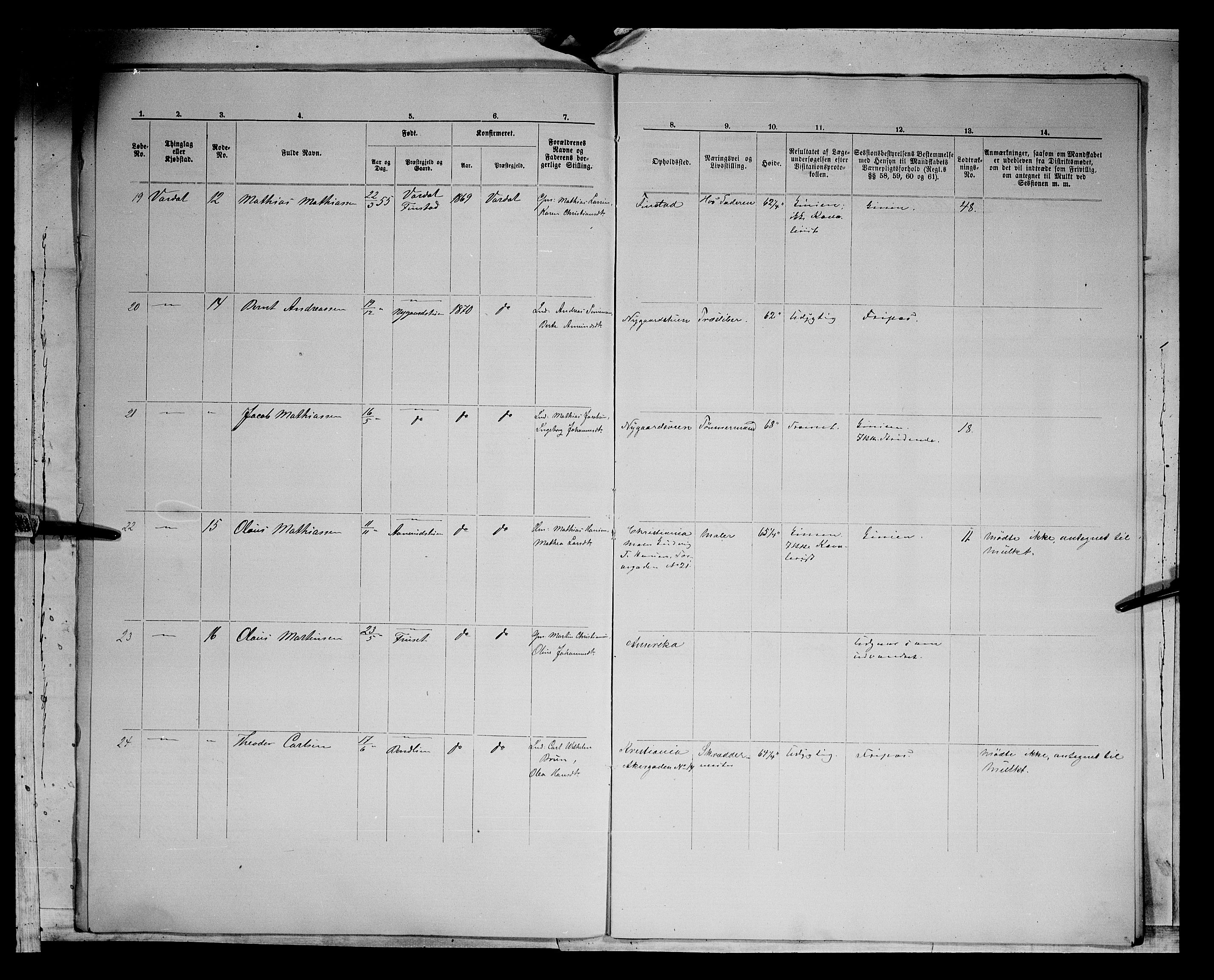 Fylkesmannen i Oppland, AV/SAH-FYO-002/1/K/Kg/L1169: Vardal, Biri og Gjøvik, 1860-1879, s. 7412