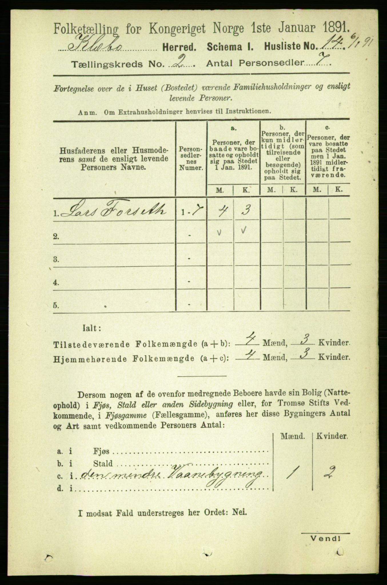 RA, Folketelling 1891 for 1662 Klæbu herred, 1891, s. 202