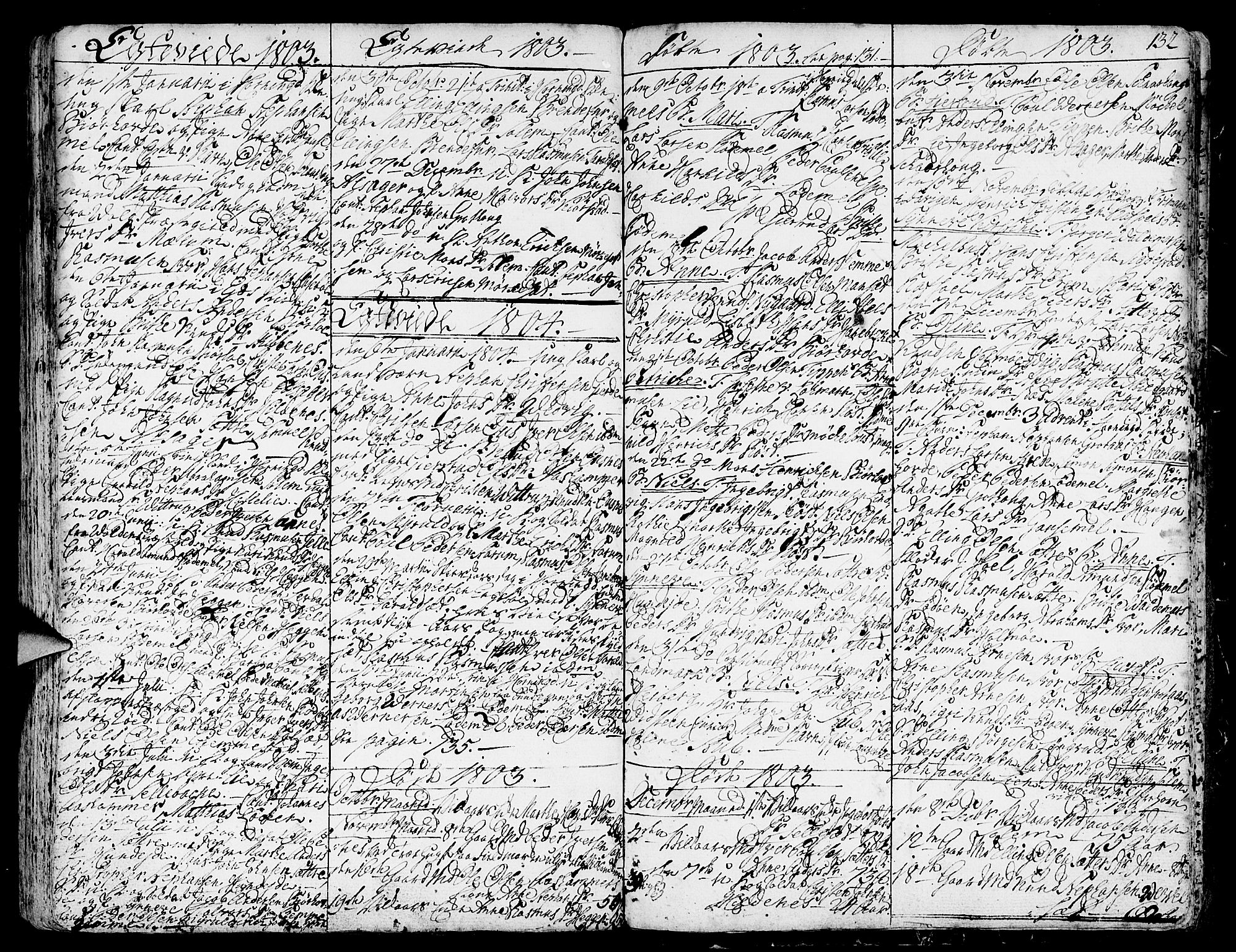 Eid sokneprestembete, AV/SAB-A-82301/H/Haa/Haaa/L0003: Ministerialbok nr. A 3, 1770-1805, s. 132
