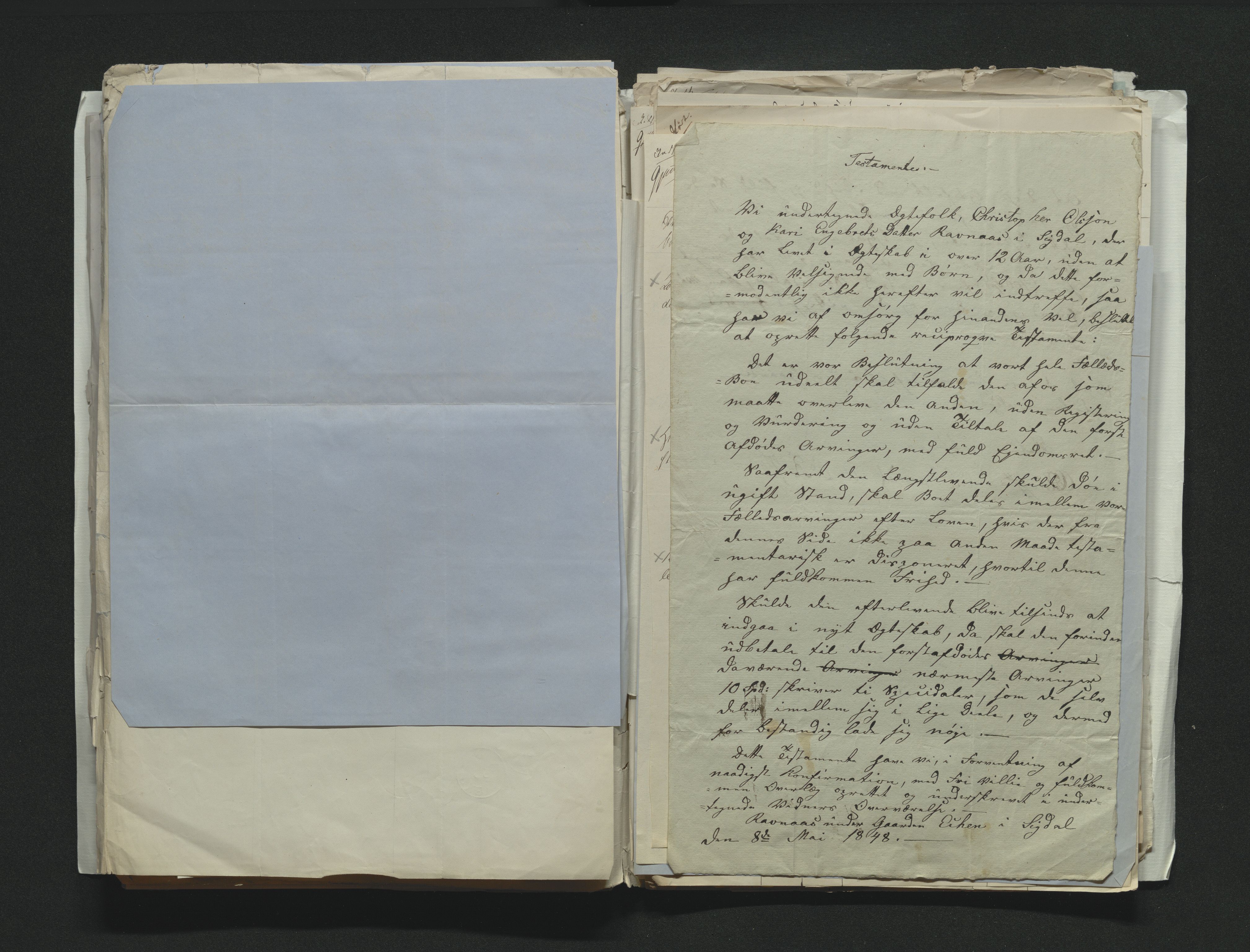 Eiker, Modum og Sigdal sorenskriveri, AV/SAKO-A-123/H/Ha/Hab/L0011: Dødsfallsmeldinger, 1862-1865, s. 283