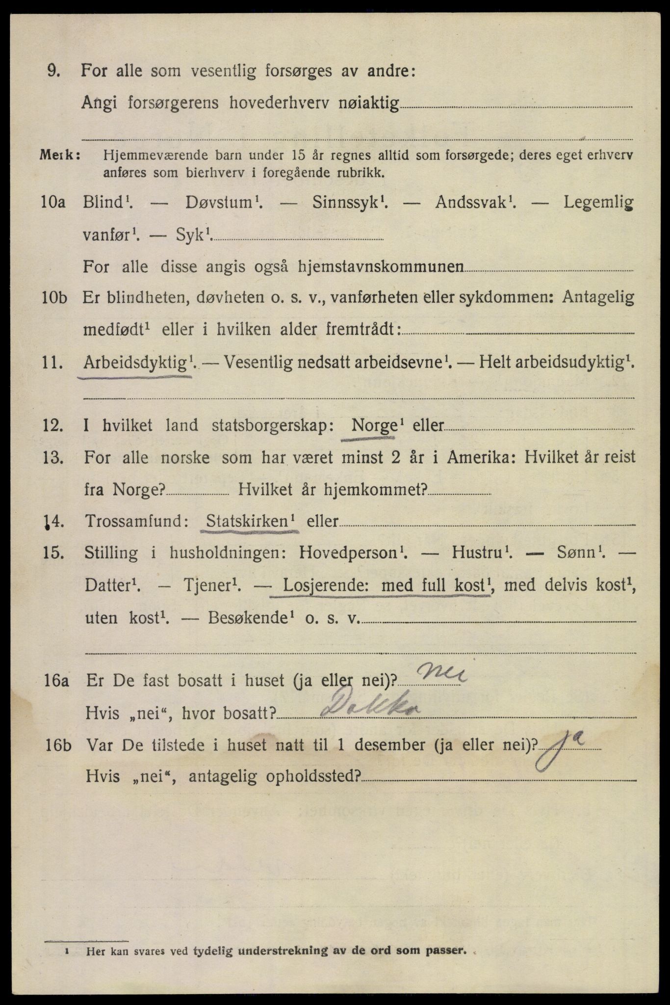 SAKO, Folketelling 1920 for 0824 Gransherad herred, 1920, s. 971