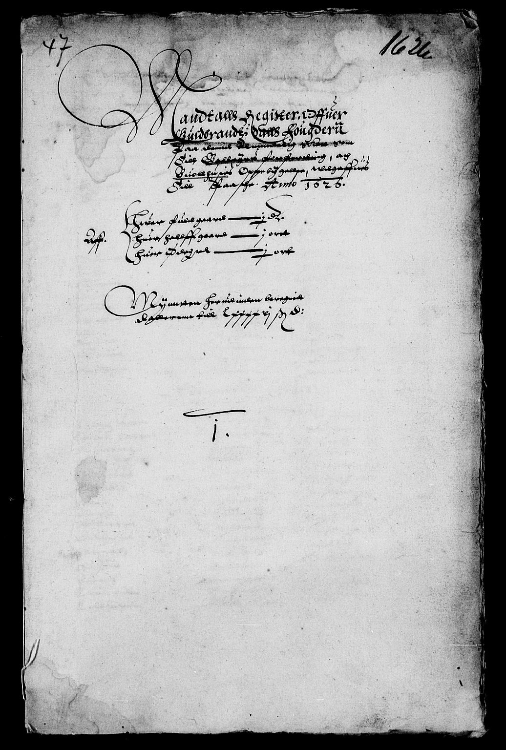 Rentekammeret inntil 1814, Reviderte regnskaper, Lensregnskaper, AV/RA-EA-5023/R/Rb/Rba/L0076: Akershus len, 1626-1627