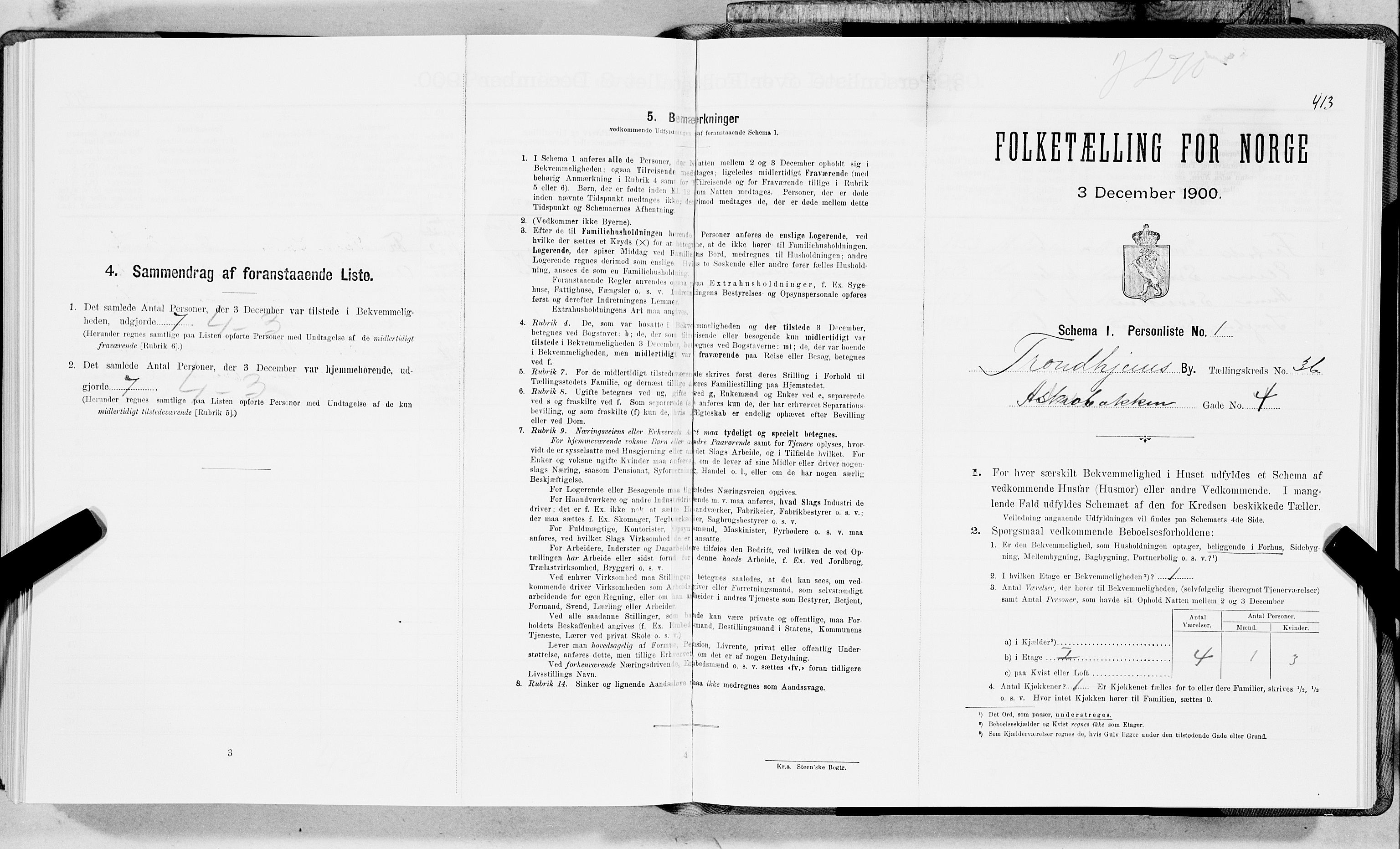 SAT, Folketelling 1900 for 1601 Trondheim kjøpstad, 1900, s. 6180