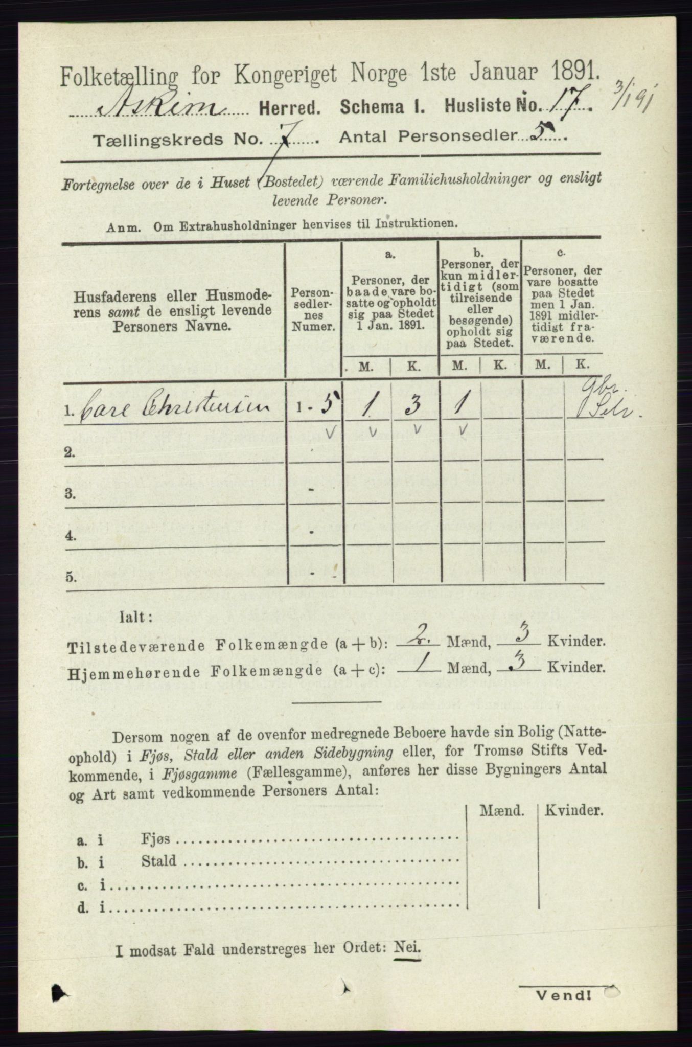 RA, Folketelling 1891 for 0124 Askim herred, 1891, s. 995