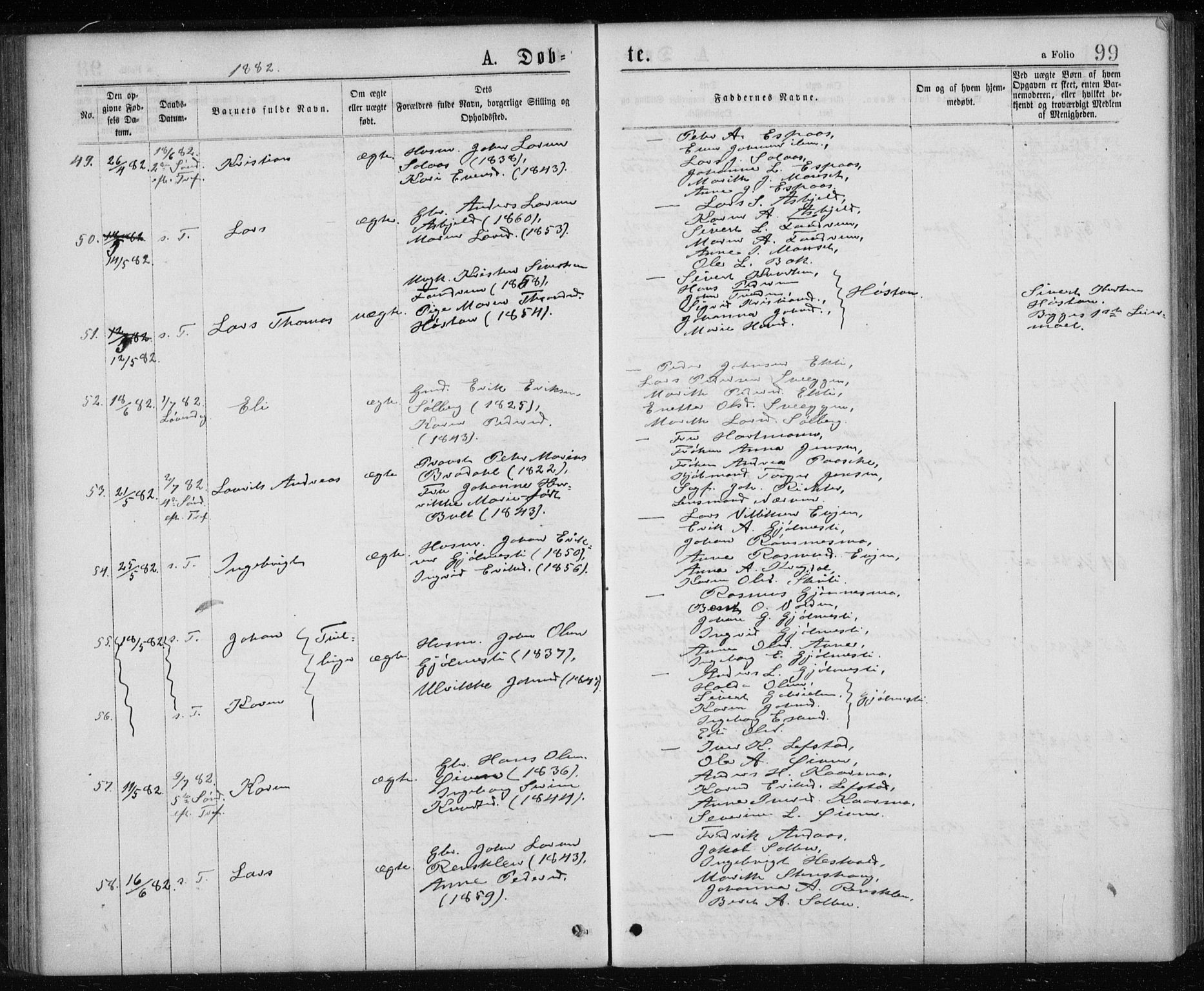 Ministerialprotokoller, klokkerbøker og fødselsregistre - Sør-Trøndelag, AV/SAT-A-1456/668/L0817: Klokkerbok nr. 668C06, 1873-1884, s. 99