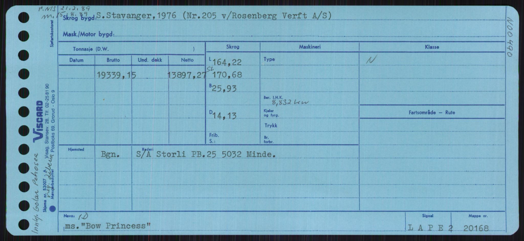 Sjøfartsdirektoratet med forløpere, Skipsmålingen, AV/RA-S-1627/H/Ha/L0001/0002: Fartøy, A-Eig / Fartøy Bjør-Eig, s. 195
