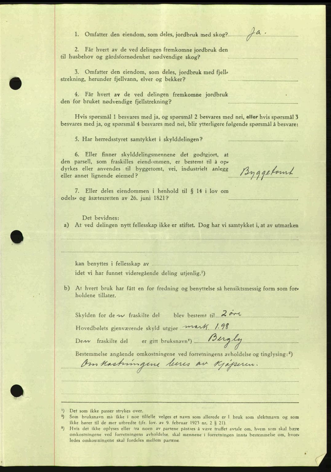 Romsdal sorenskriveri, AV/SAT-A-4149/1/2/2C: Pantebok nr. A17, 1944-1945, Dagboknr: 1619/1944