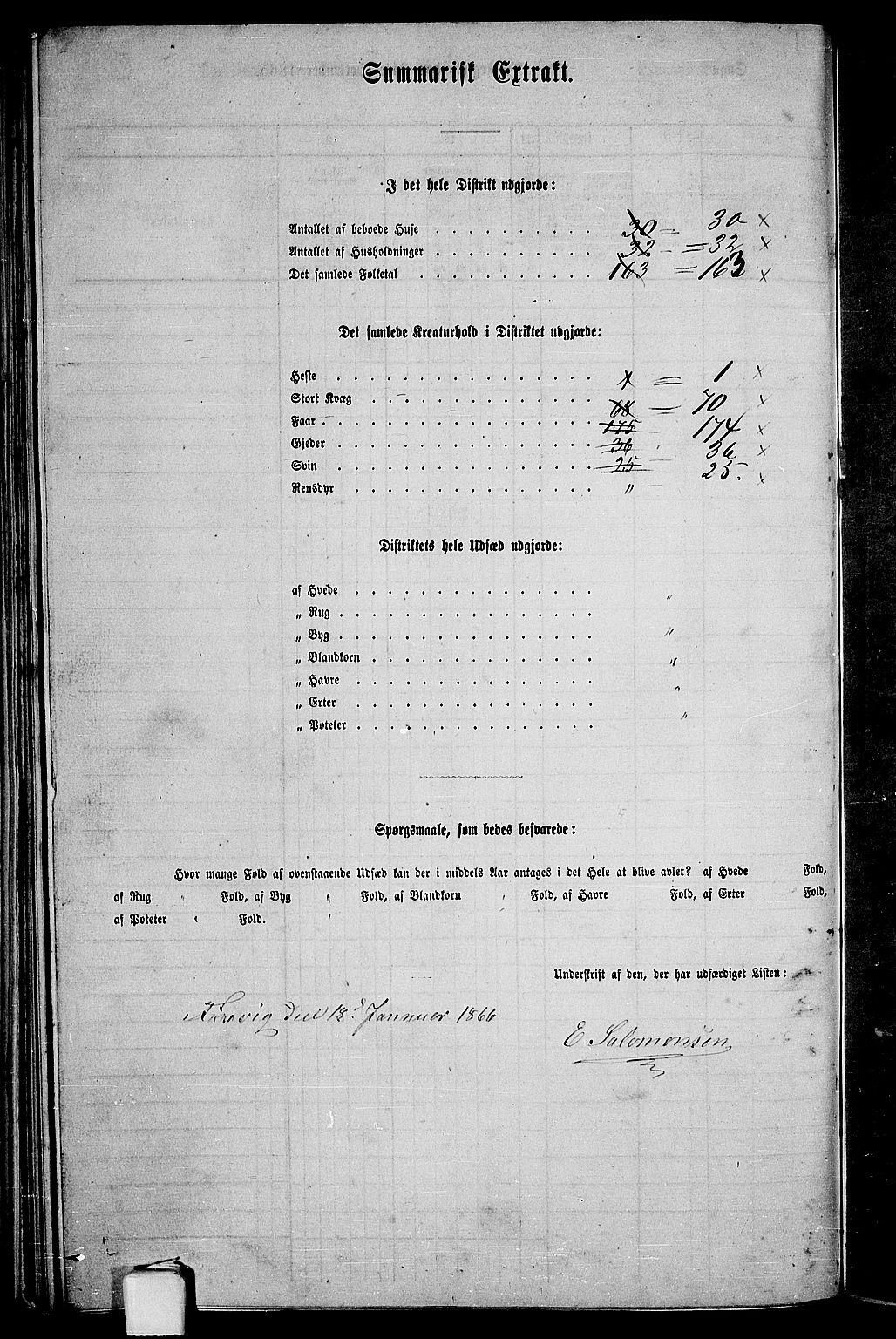 RA, Folketelling 1865 for 2028L Vardø prestegjeld, Vardø landsokn, 1865, s. 20