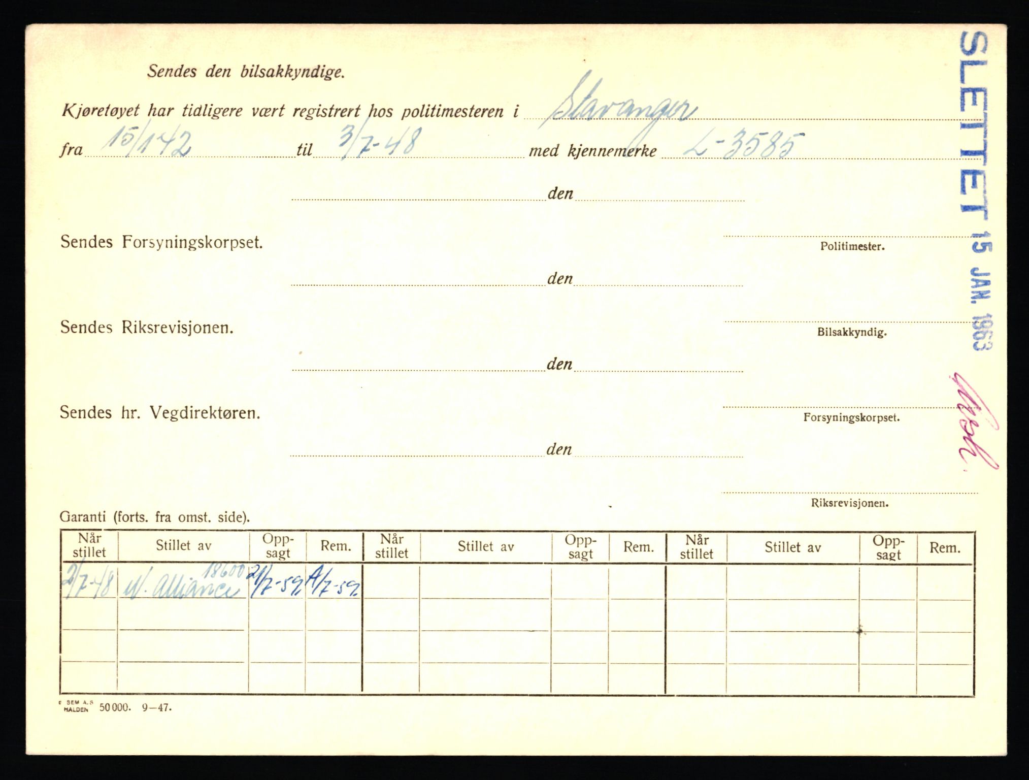 Stavanger trafikkstasjon, AV/SAST-A-101942/0/F/L0026: L-14000 - L-14599, 1930-1971, s. 256