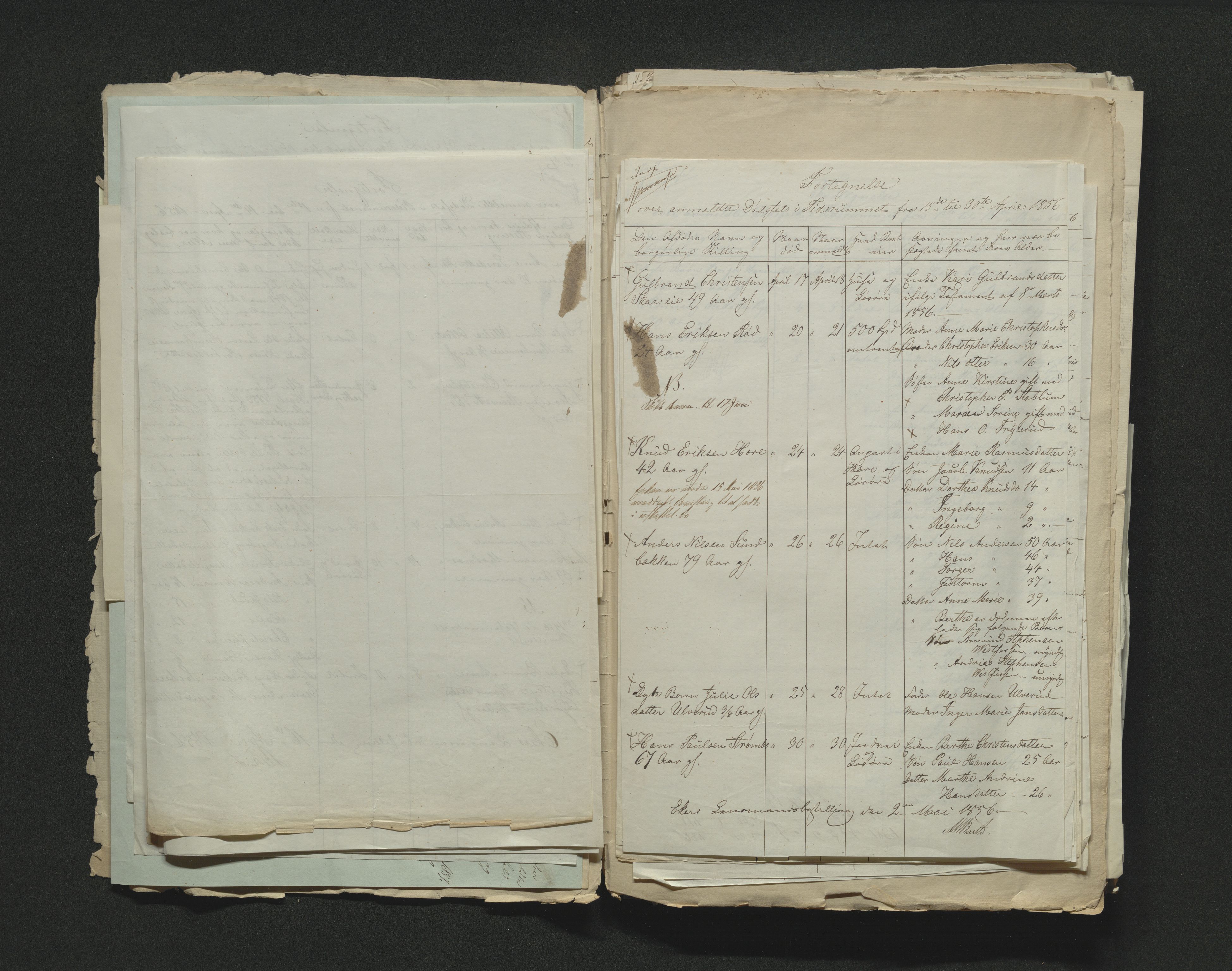 Eiker, Modum og Sigdal sorenskriveri, AV/SAKO-A-123/H/Ha/Hab/L0009: Dødsfallsmeldinger, 1854-1857, s. 278