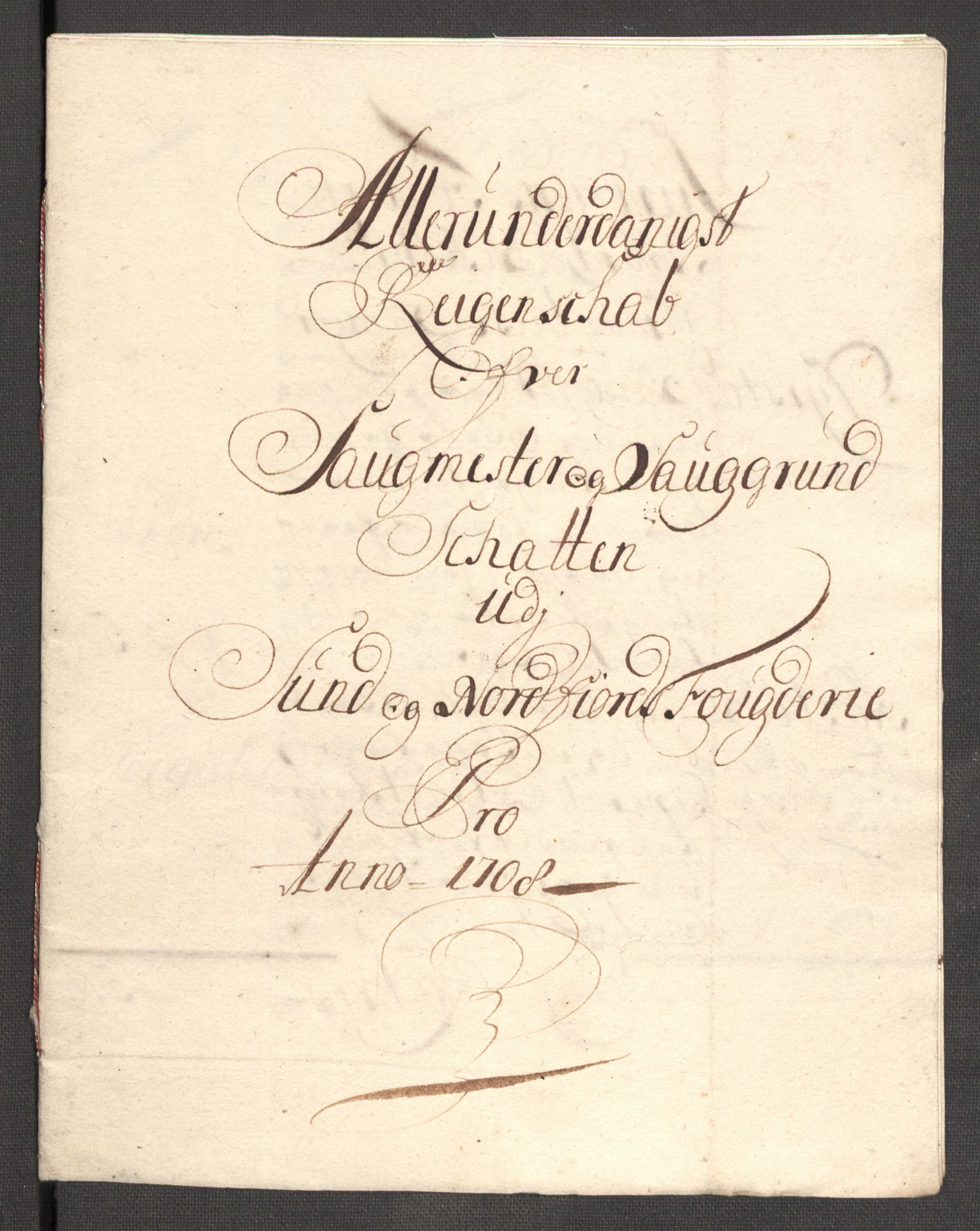 Rentekammeret inntil 1814, Reviderte regnskaper, Fogderegnskap, AV/RA-EA-4092/R53/L3431: Fogderegnskap Sunn- og Nordfjord, 1708, s. 99