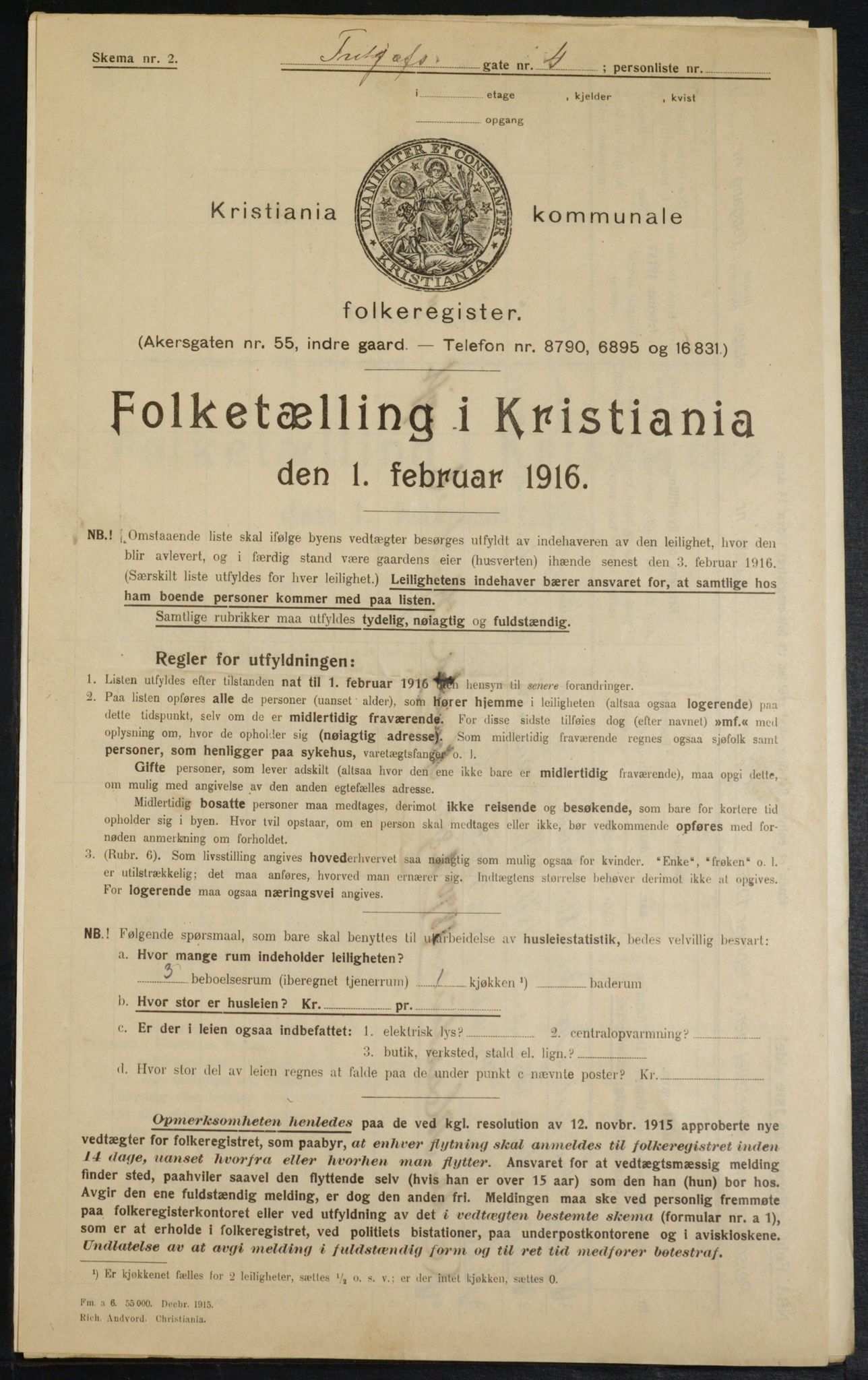 OBA, Kommunal folketelling 1.2.1916 for Kristiania, 1916, s. 27312