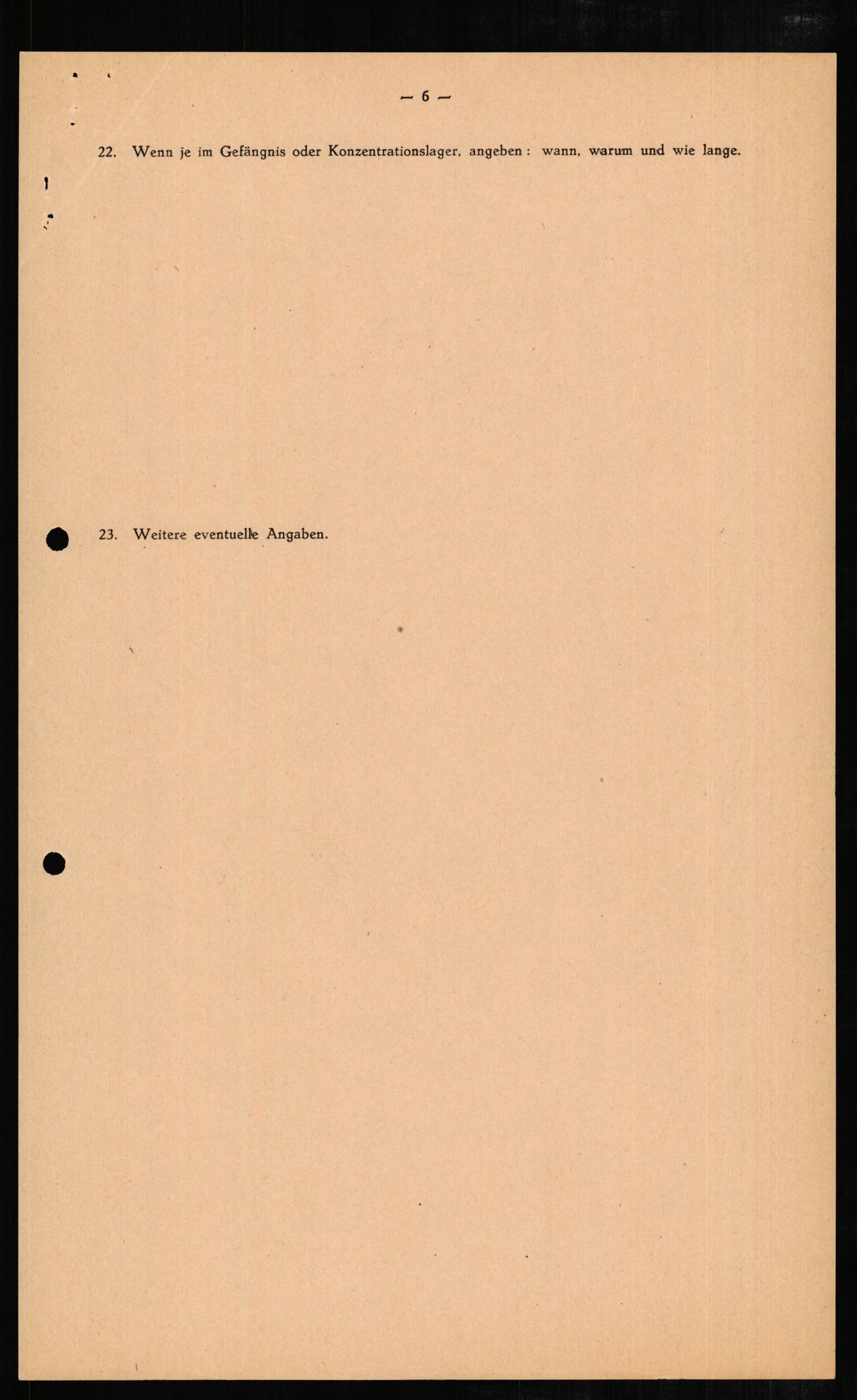 Forsvaret, Forsvarets overkommando II, RA/RAFA-3915/D/Db/L0007: CI Questionaires. Tyske okkupasjonsstyrker i Norge. Tyskere., 1945-1946, s. 180