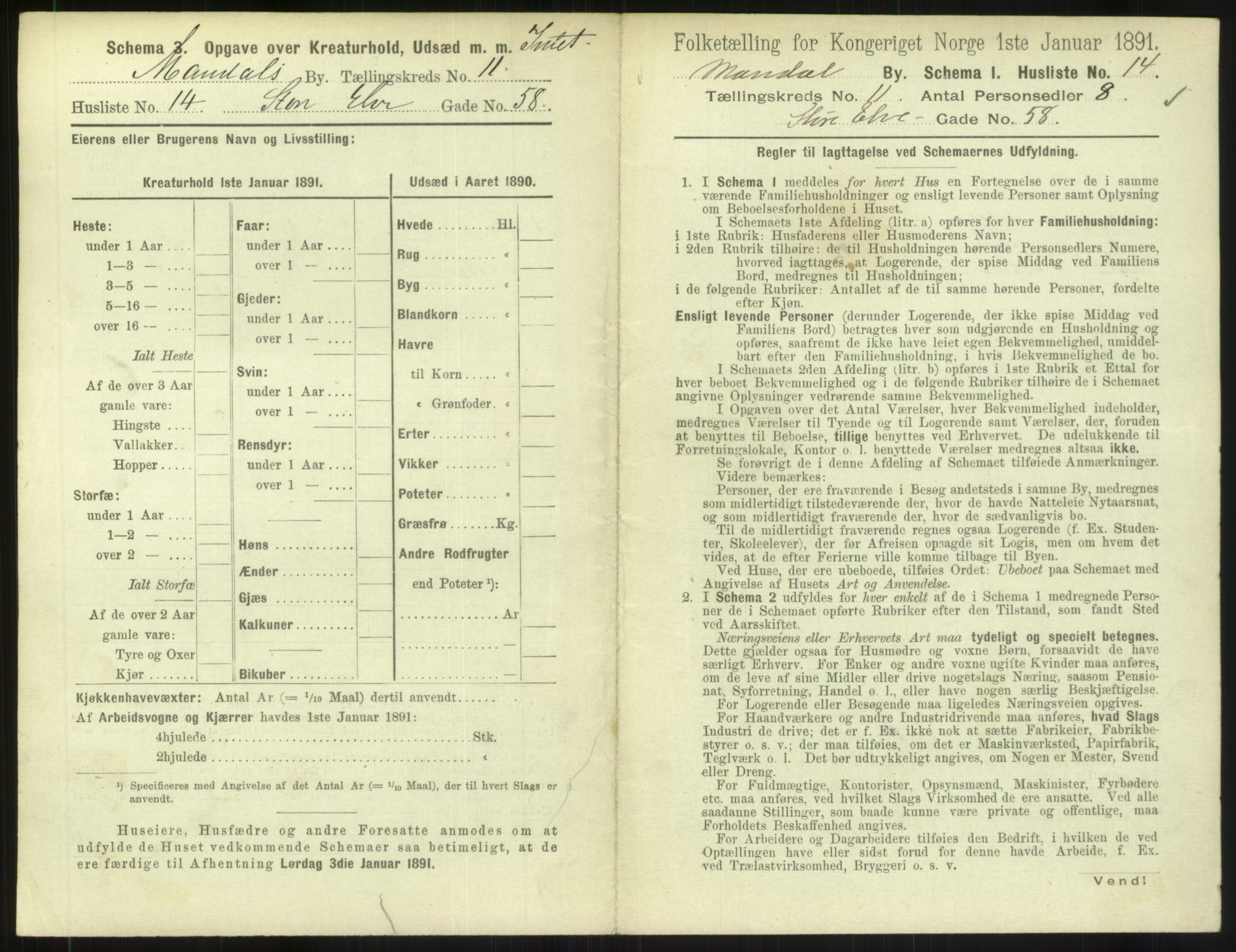 RA, Folketelling 1891 for 1002 Mandal ladested, 1891, s. 553