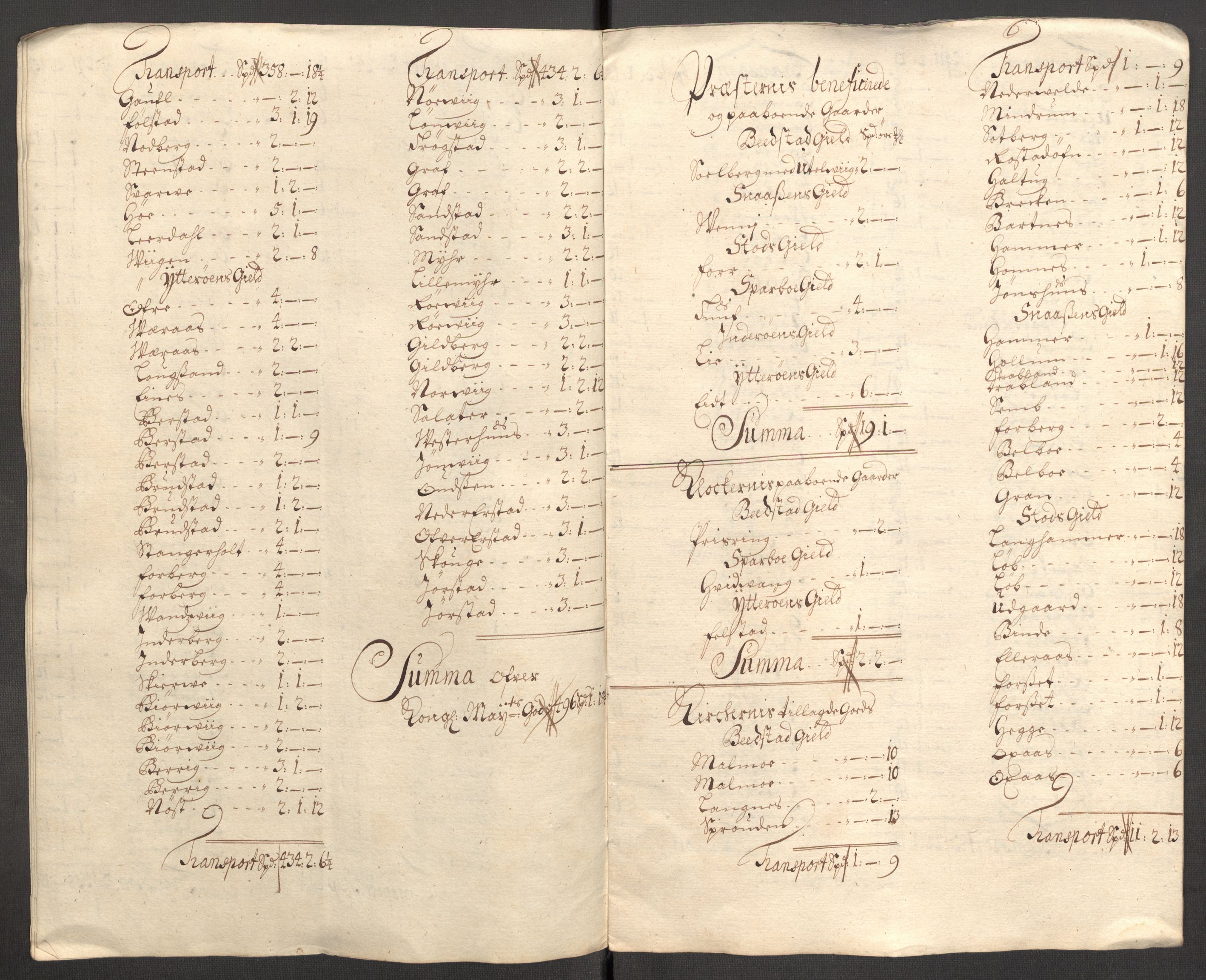Rentekammeret inntil 1814, Reviderte regnskaper, Fogderegnskap, RA/EA-4092/R63/L4315: Fogderegnskap Inderøy, 1706-1707, s. 228
