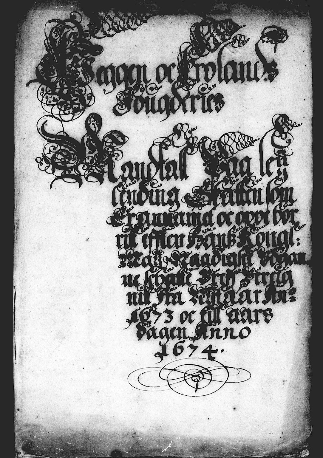 Rentekammeret inntil 1814, Reviderte regnskaper, Stiftamtstueregnskaper, Landkommissariatet på Akershus og Akershus stiftamt, AV/RA-EA-5869/R/Rb/L0089: Akershus stiftamt, 1673