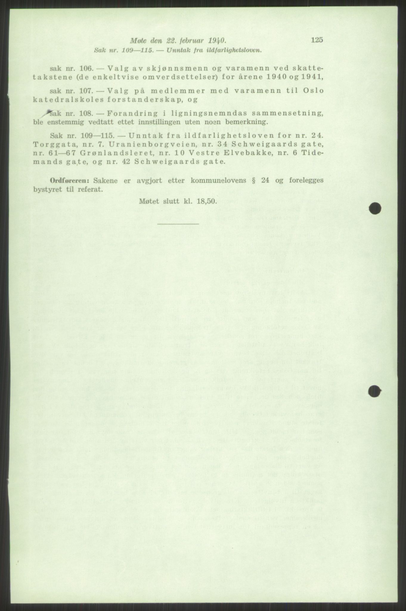 Forsvaret, Forsvarets krigshistoriske avdeling, AV/RA-RAFA-2017/Y/Ya/L0013: II-C-11-31 - Fylkesmenn.  Rapporter om krigsbegivenhetene 1940., 1940, s. 513