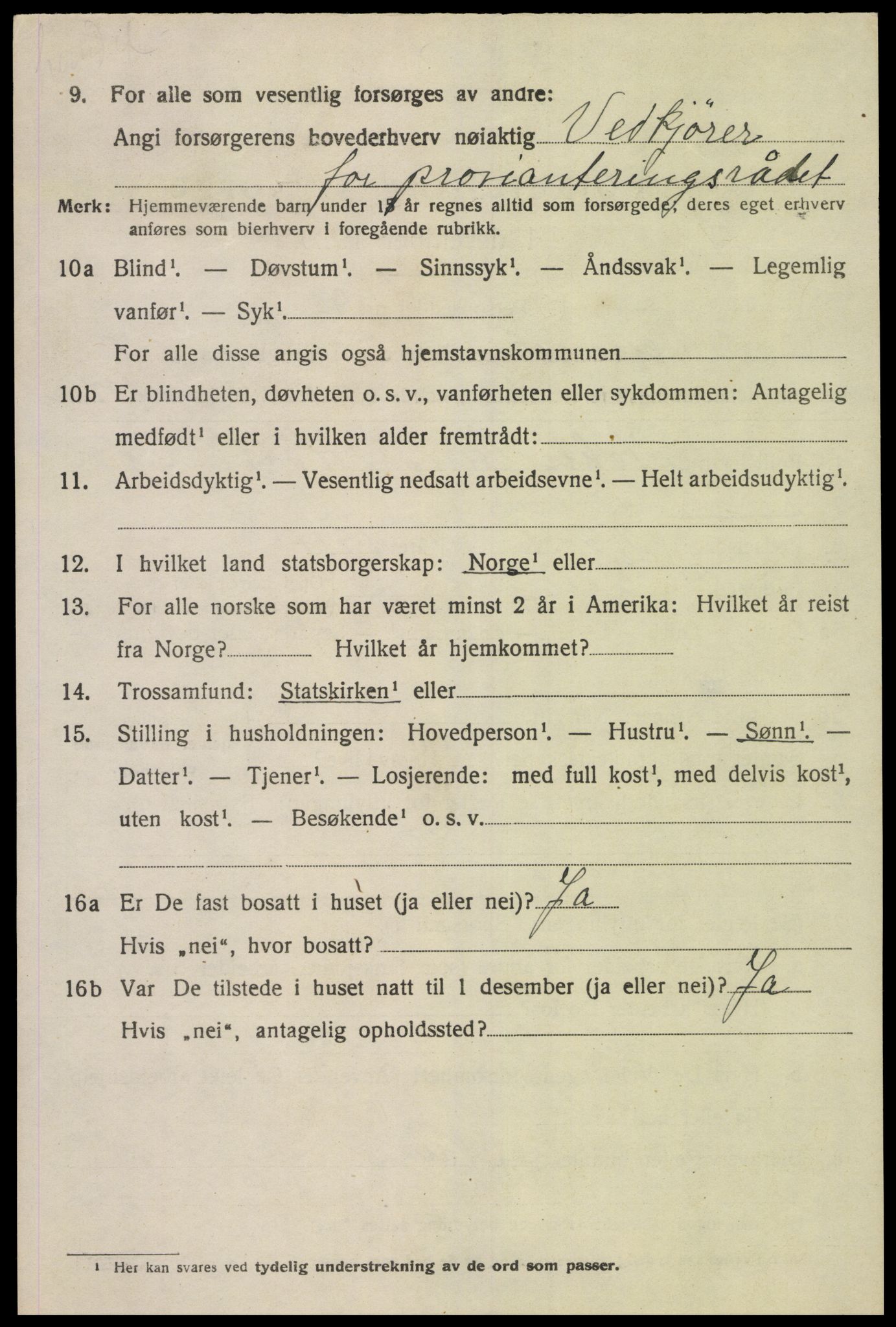 SAK, Folketelling 1920 for 1014 Vennesla herred, 1920, s. 4793
