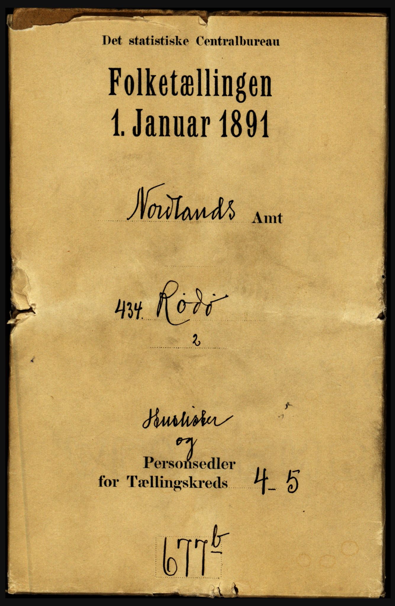 RA, Folketelling 1891 for 1836 Rødøy herred, 1891, s. 1484