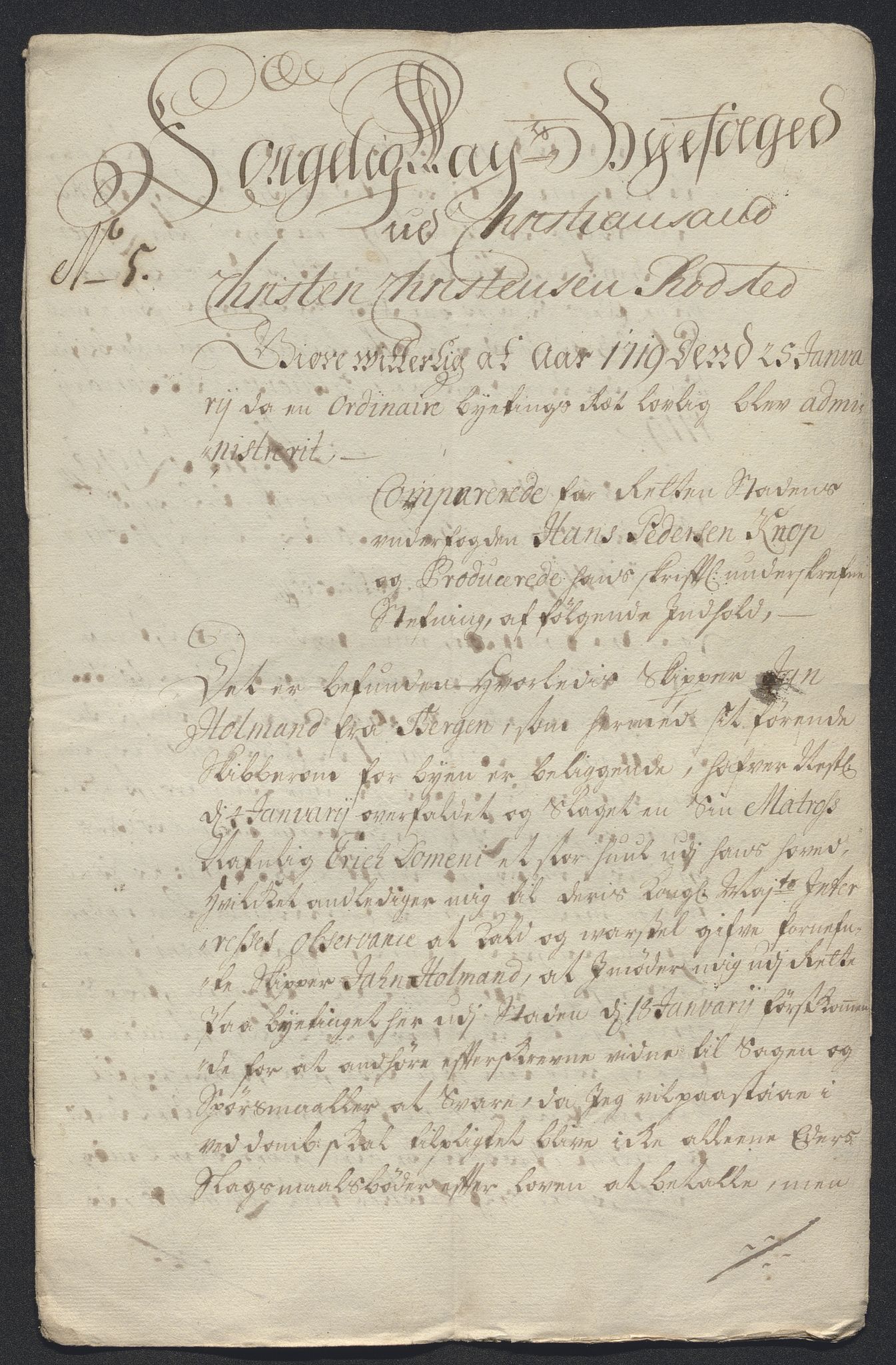 Rentekammeret inntil 1814, Reviderte regnskaper, Byregnskaper, AV/RA-EA-4066/R/Rm/L0286: [M19] Sikt og sakefall, 1719-1727, s. 127
