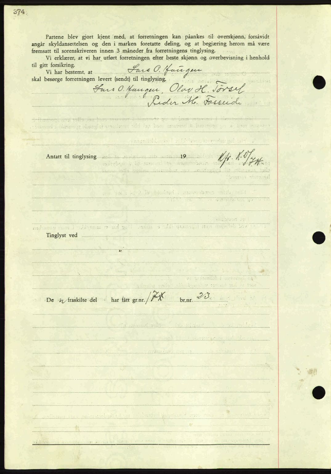 Nordmøre sorenskriveri, AV/SAT-A-4132/1/2/2Ca: Pantebok nr. A82, 1937-1938, Dagboknr: 2518/1937