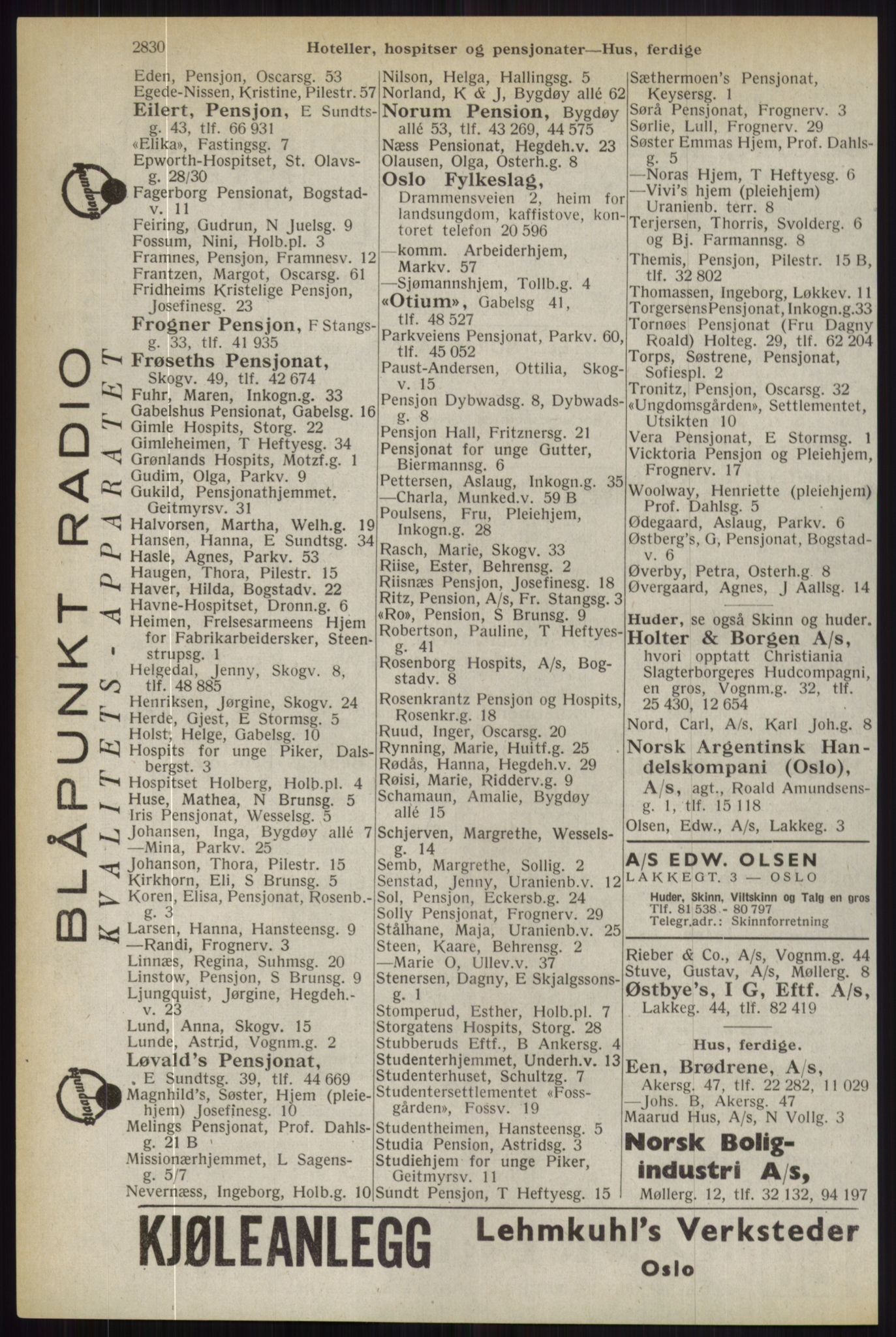 Kristiania/Oslo adressebok, PUBL/-, 1944, s. 2830